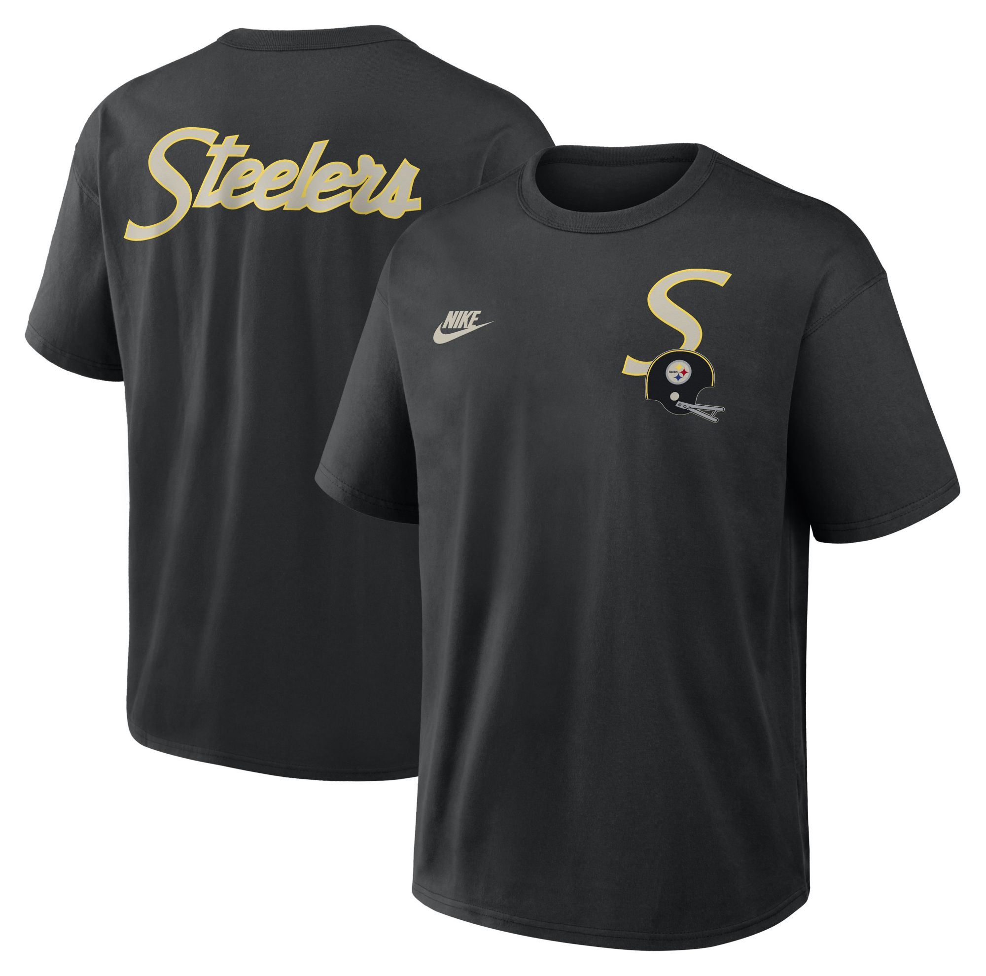 Nike Men's Pittsburgh Steelers Black Rewind Max90 T-Shirt | Dick's