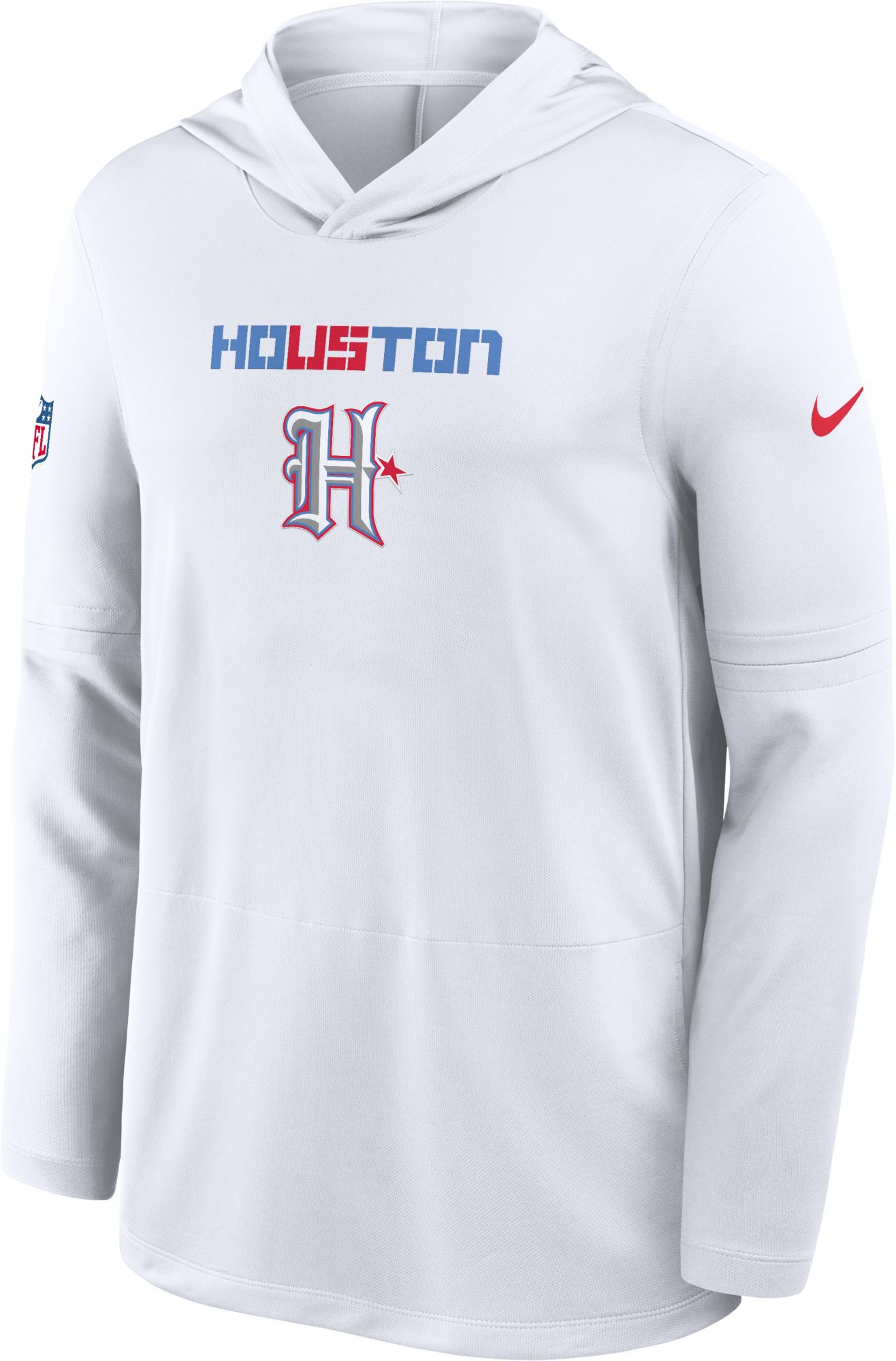 Nike Men's Houston Texans NFL Rivalries Dri-FIT Long Sleeve Hooded