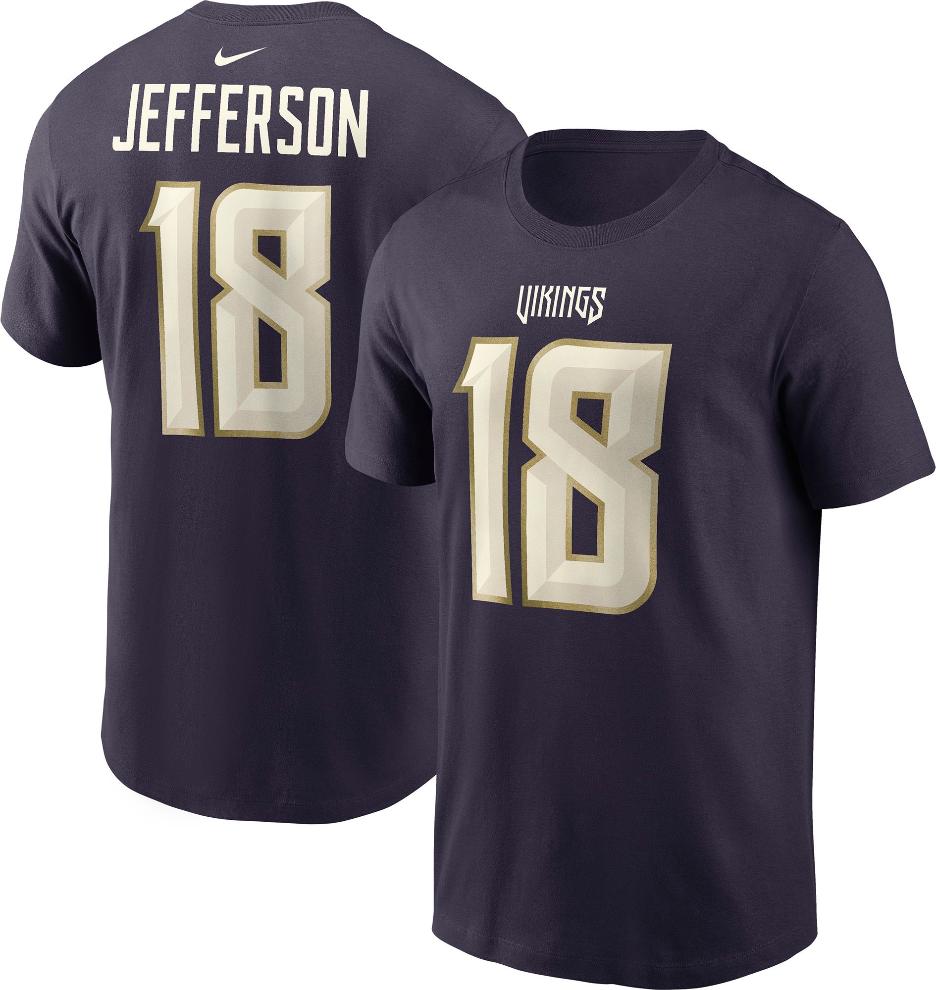 Nike Men's Minnesota Vikings Justin Jefferson NFL Rivalries T
