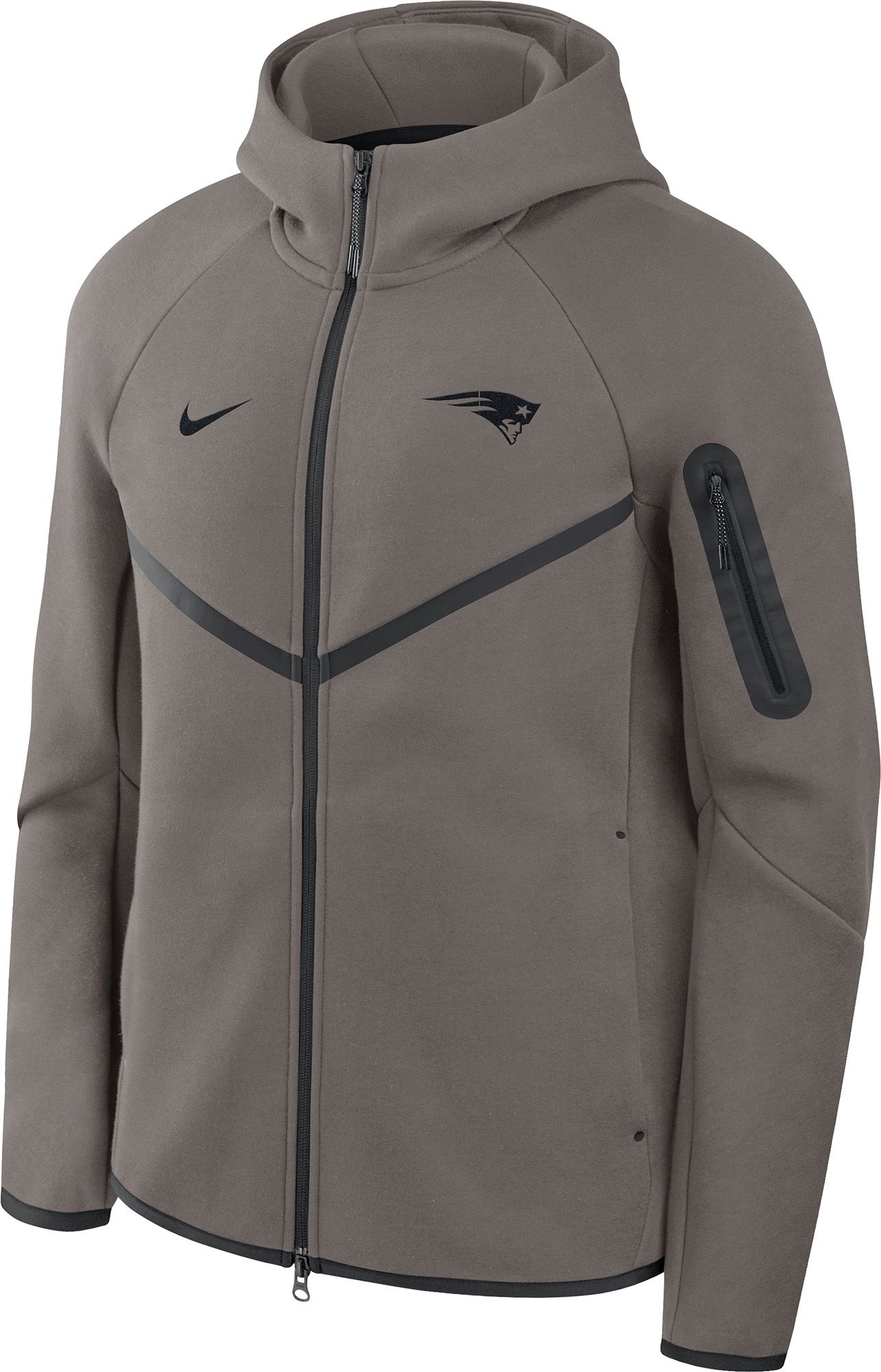 Nike Men's New England Patriots Tech Fleece Full-Zip Hoodie