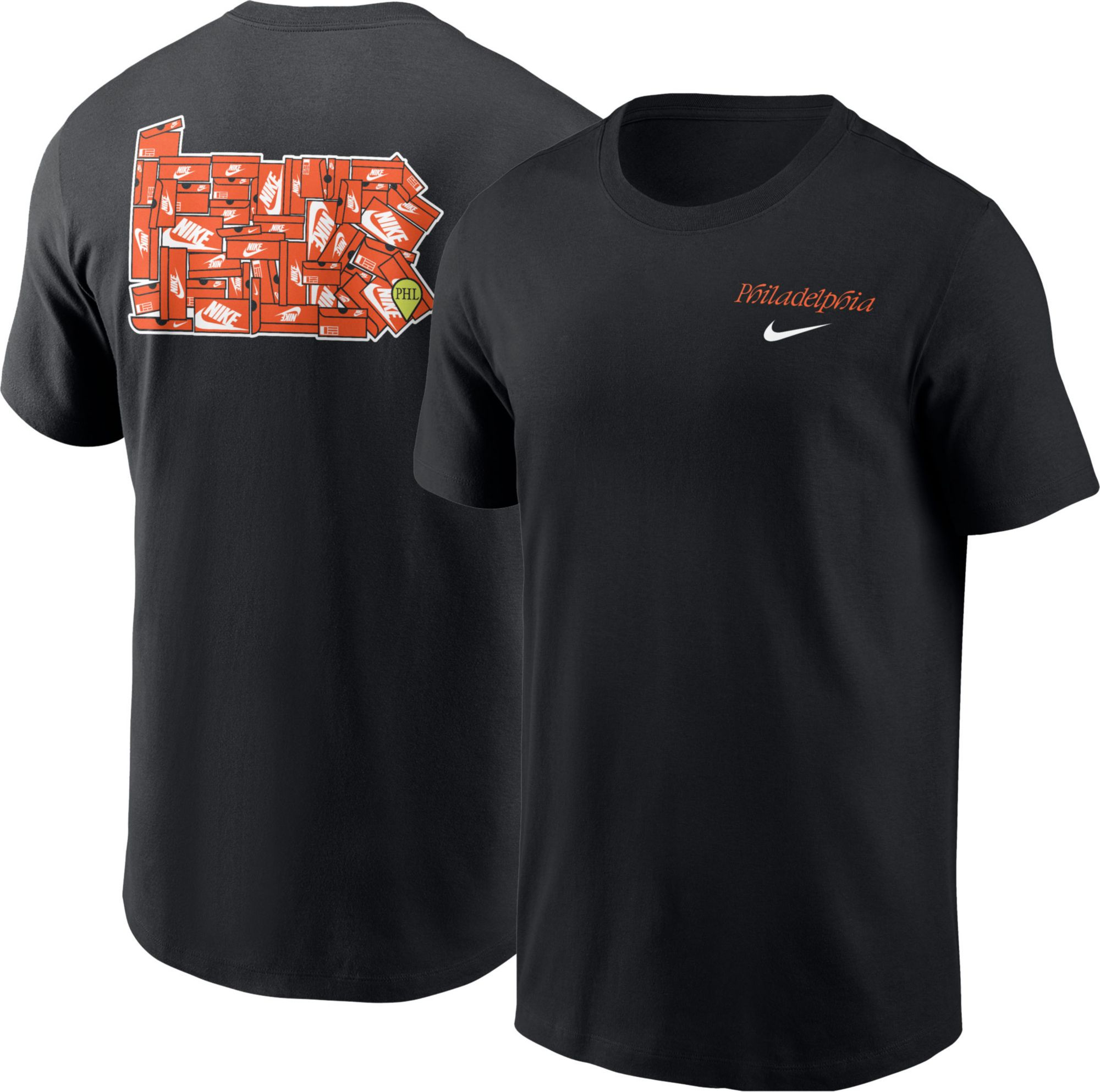 新品 未開封 LOGOS SOLA BLOCK TOP SHEET 300BJ Nike Men's Philadelphia Black Core Cotton Shoebox T-Shirt | Dick's