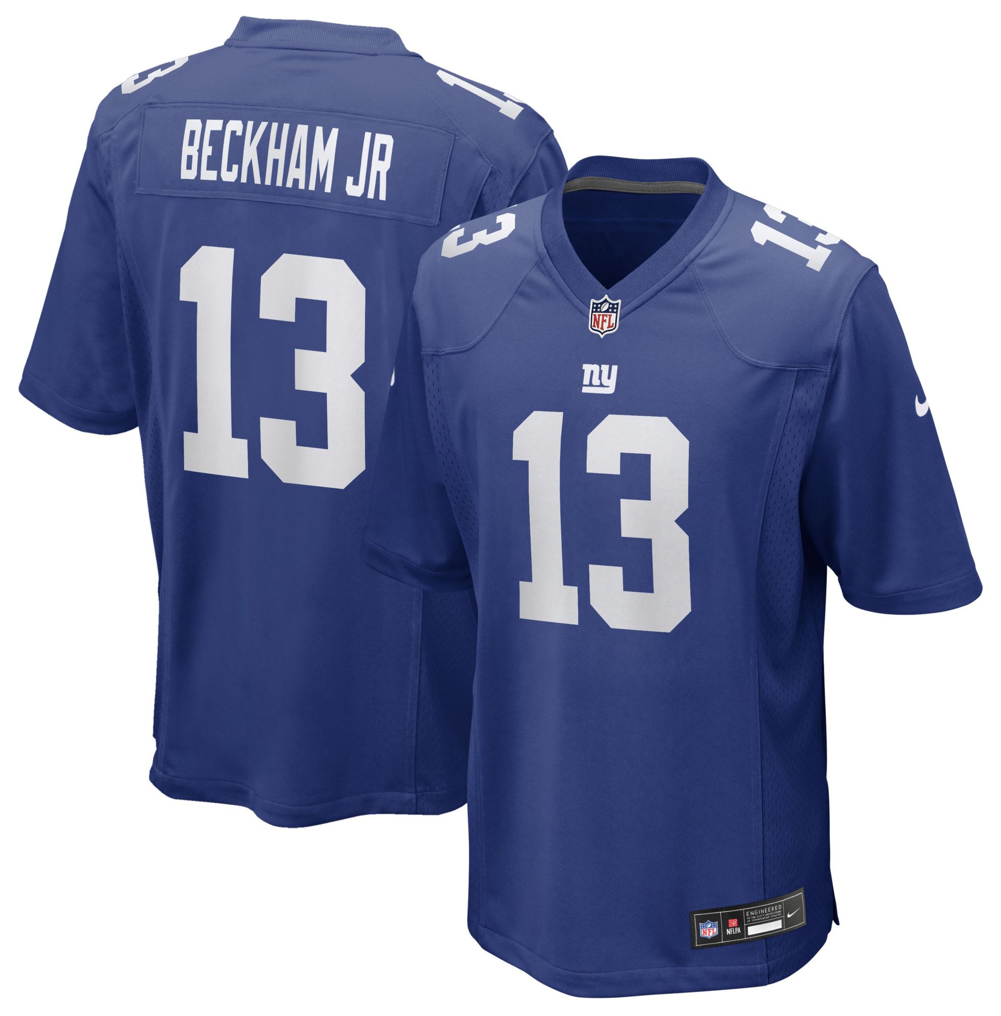 Nike Men's New York Giants Royal Odell Beckham Jr. #13 Game Jersey