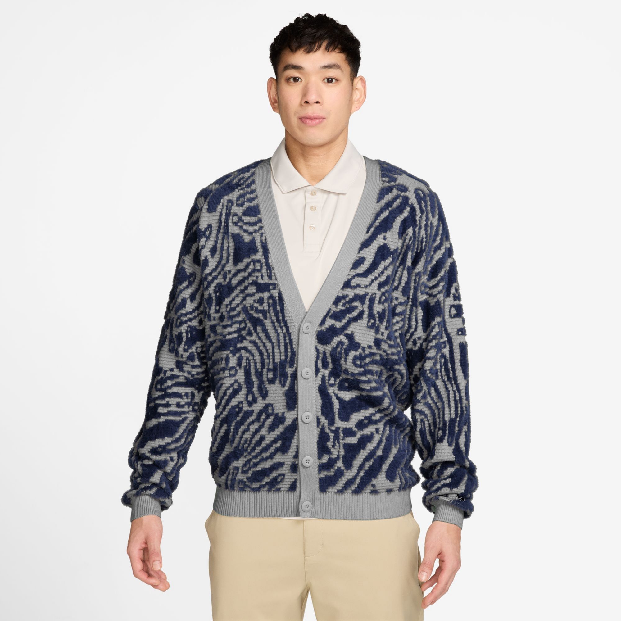 Nike Men's Fairway Fresh Camo Golf Cardigan Sweater | Dick's