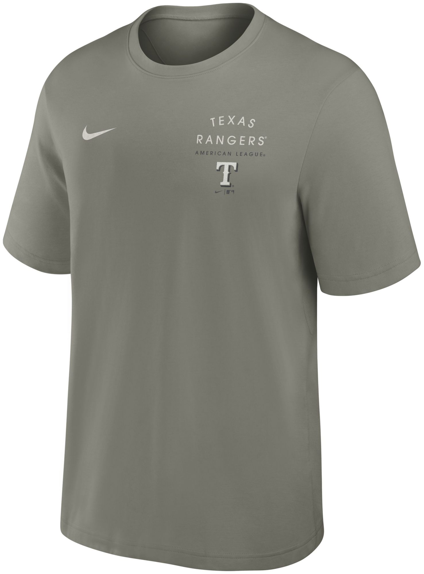 Nike Men's Texas Rangers Gray Primary Statement T-Shirt | Dick's