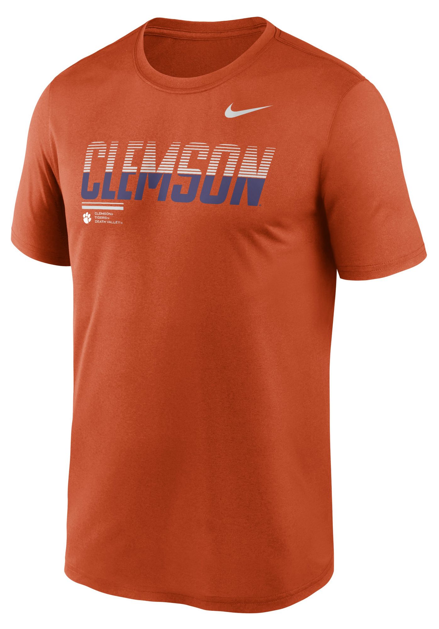 Nike Men's Clemson Tigers Univ Orange Dri-Fit Legend Gradient T