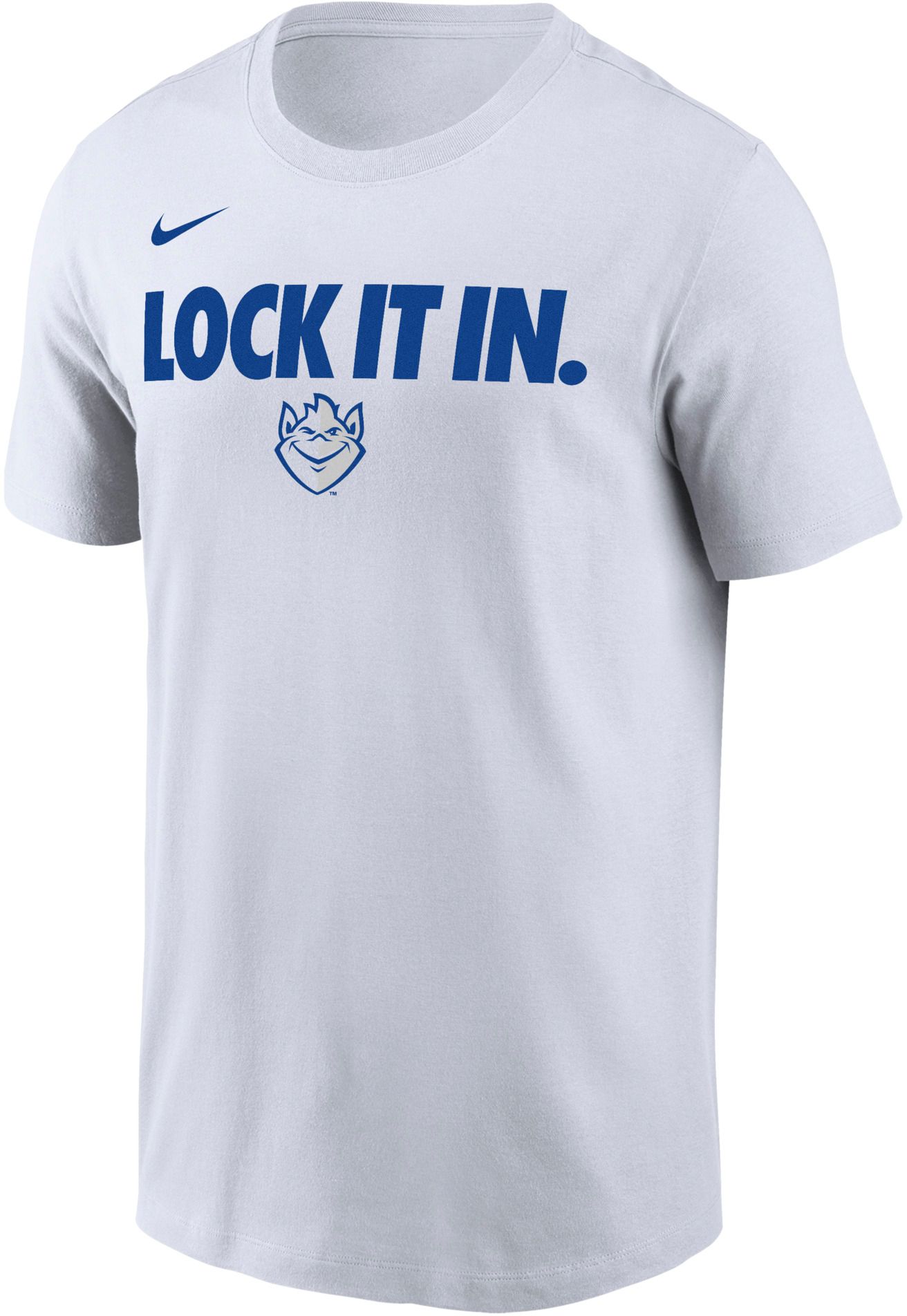Nike Adult Saint Louis Billikens 'Lock It In' White Bench T-Shirt