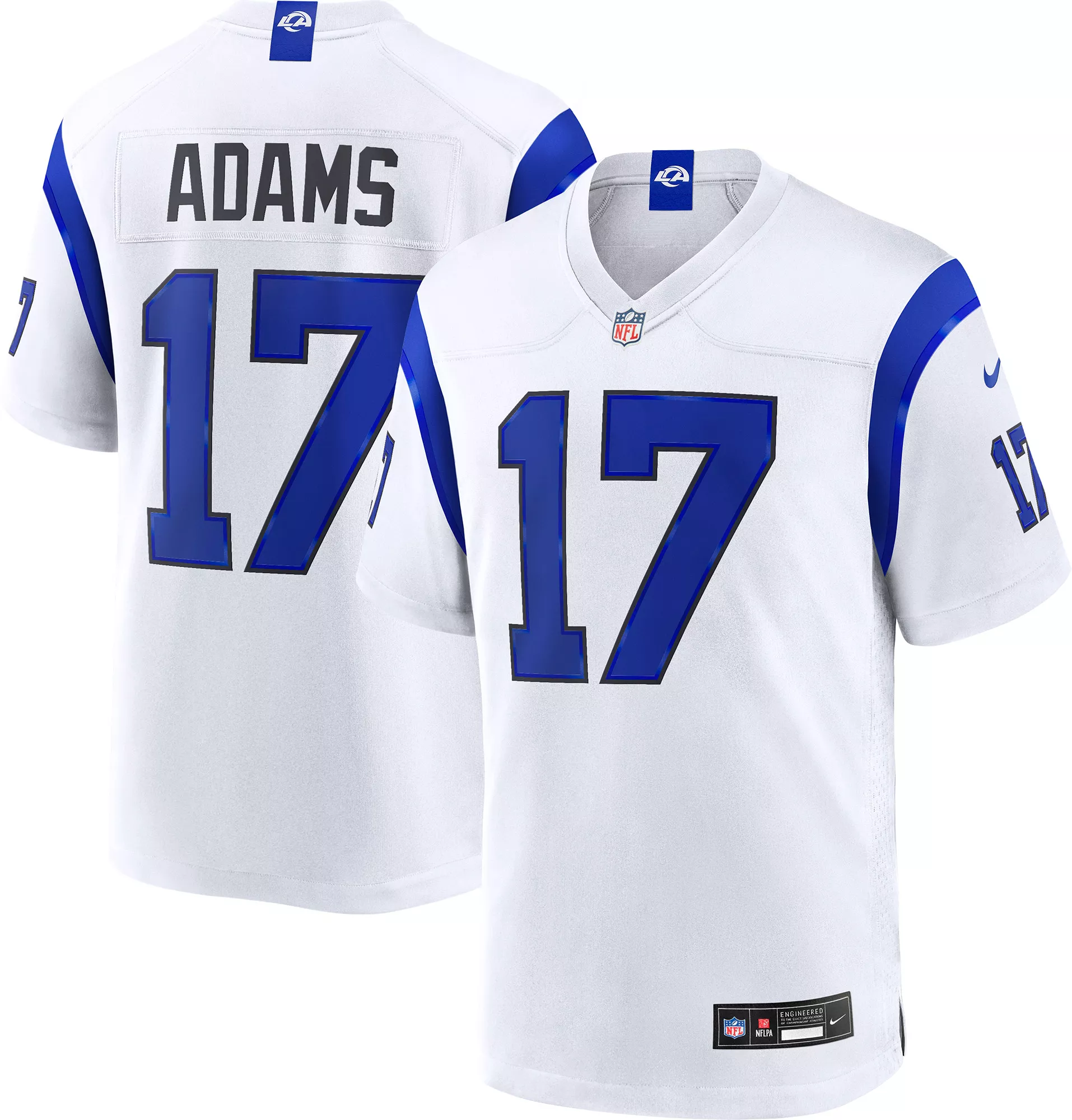 Nike Men's Los Angeles Rams White Davante Adams #17 Alternate Game Jersey