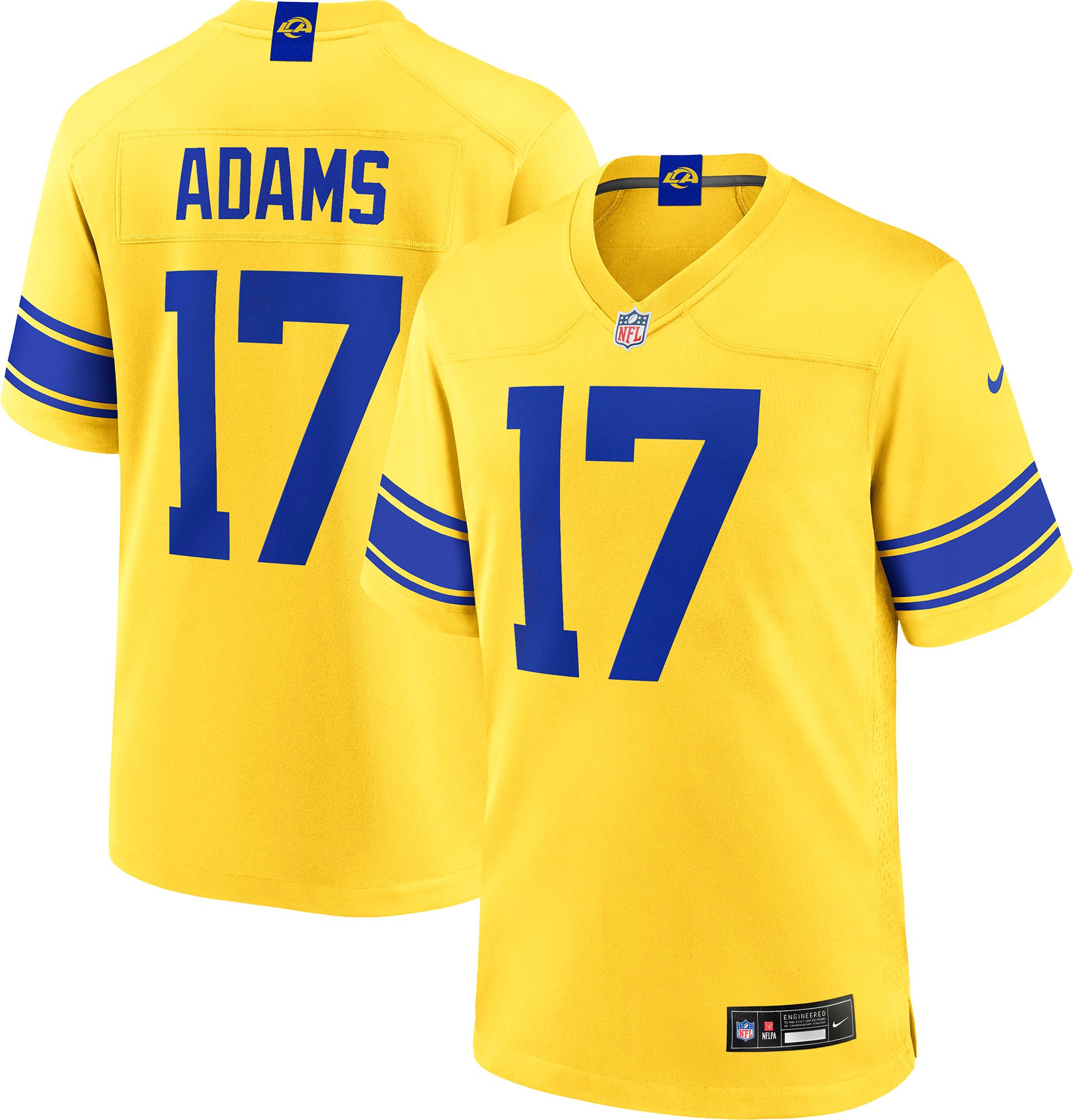 Nike Men's Los Angeles Rams Davante Adams #17 Classic Sol