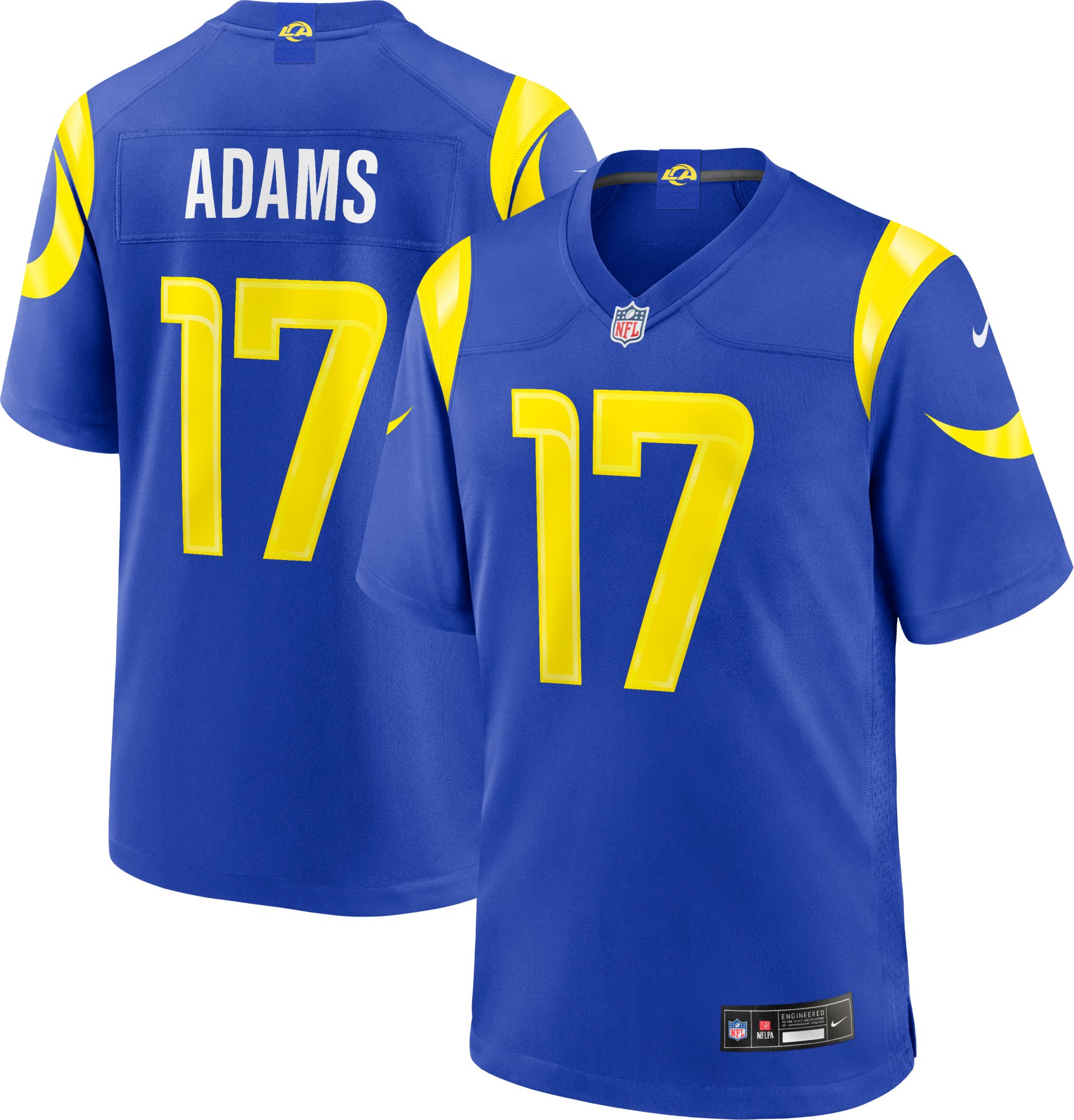 NFLラスベガス・レイダース #17 Adams ジャージ（メンズL） US Nike Men's Los Angeles Rams Hyper Royal Davante Adams #17 Home