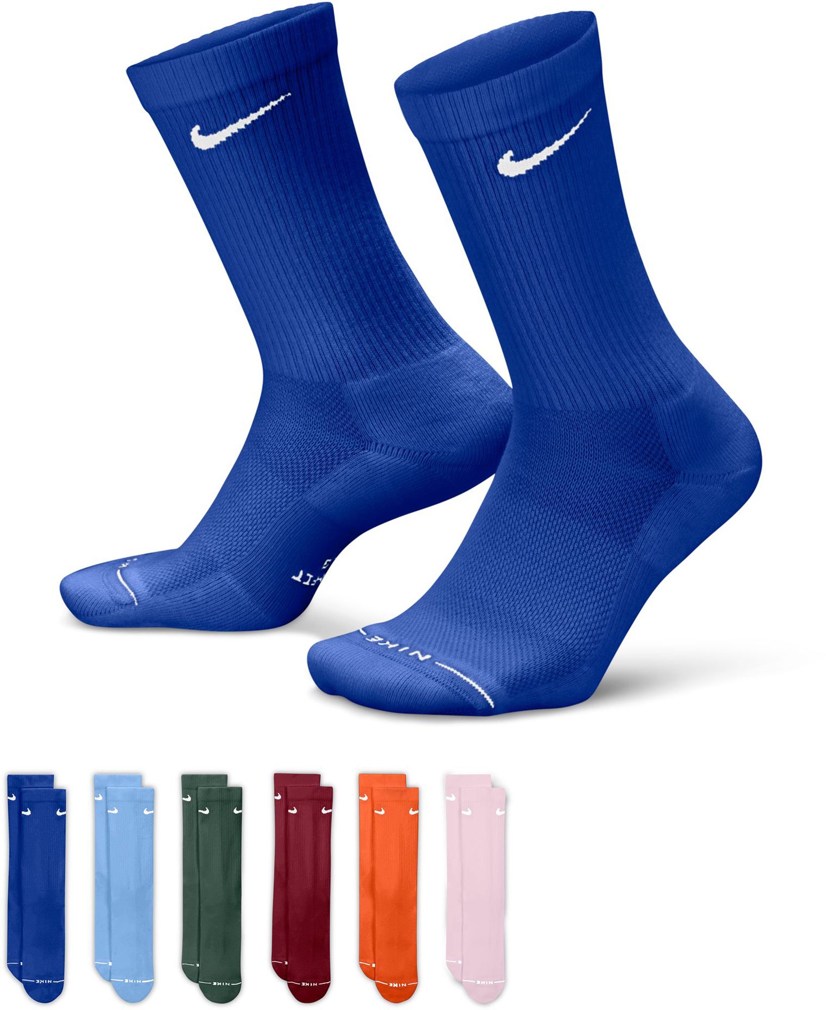 nike dress socks Everyday Cushioned 6 Pack Low keep your feet feeling refreshed no matter what the situation with Nike everyday socks. nike mens socks M