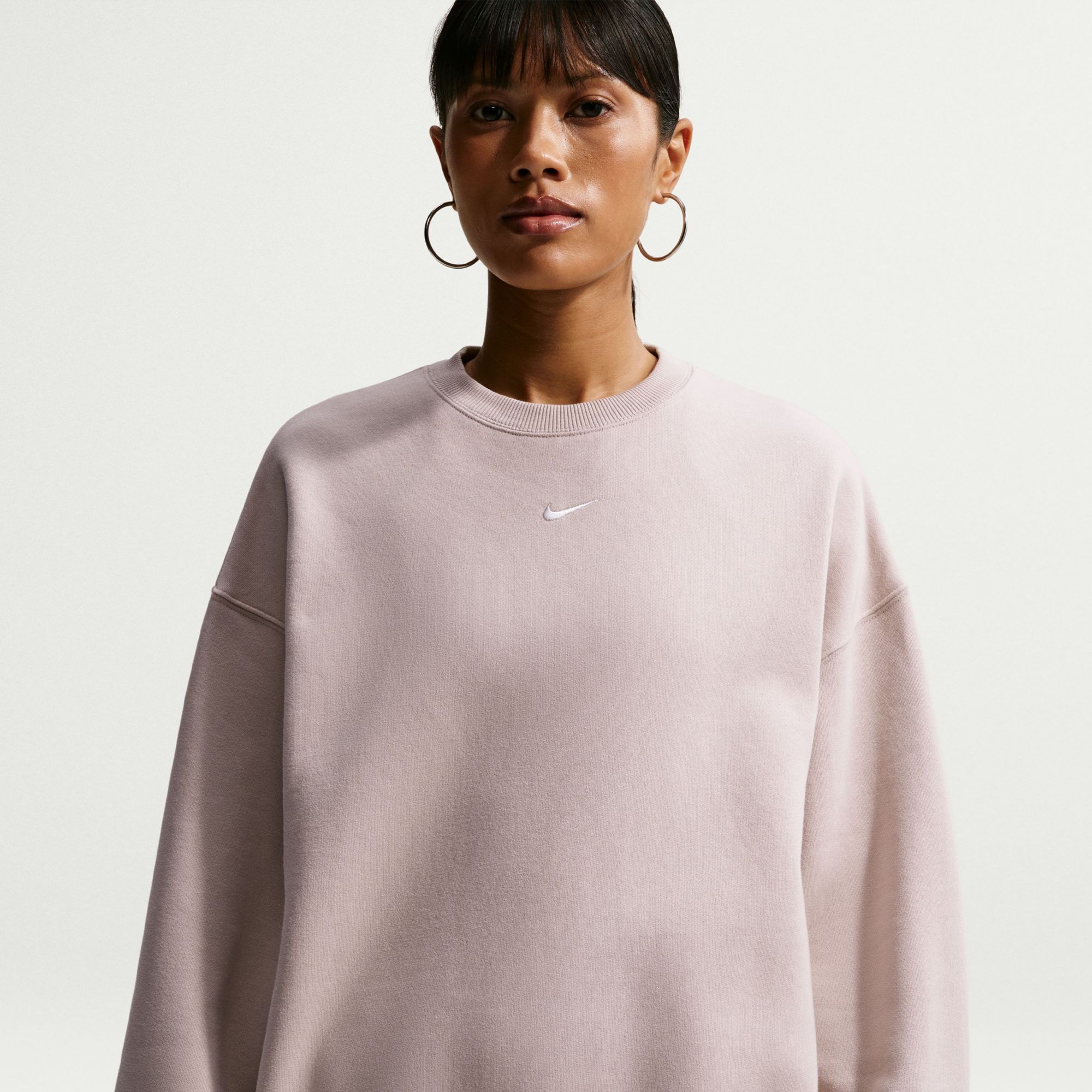 Nike Women's Studio Fleece Oversized Crew | Dick's Sporting Goods