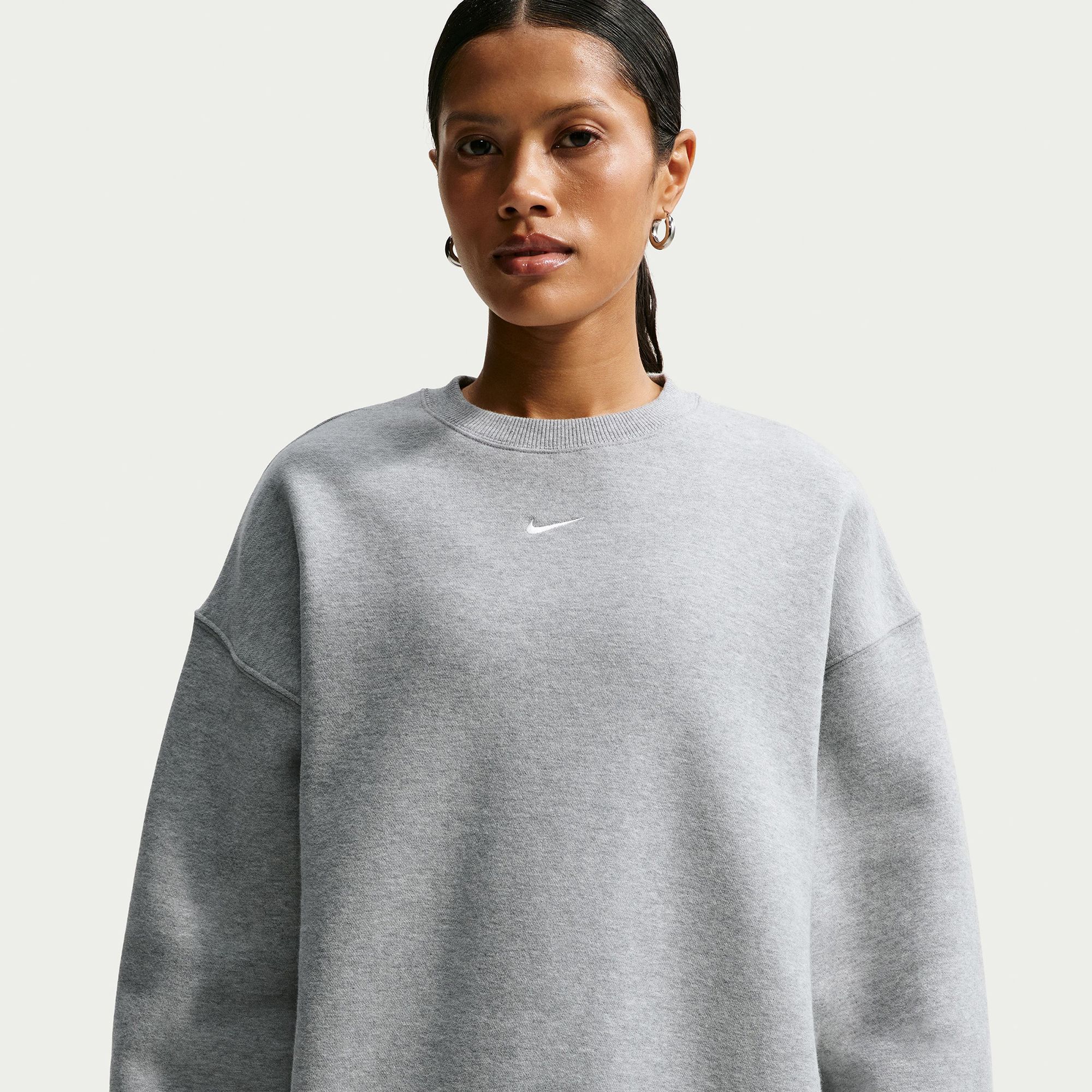 Nike Women's Studio Fleece Oversized Crew | Dick's Sporting Goods