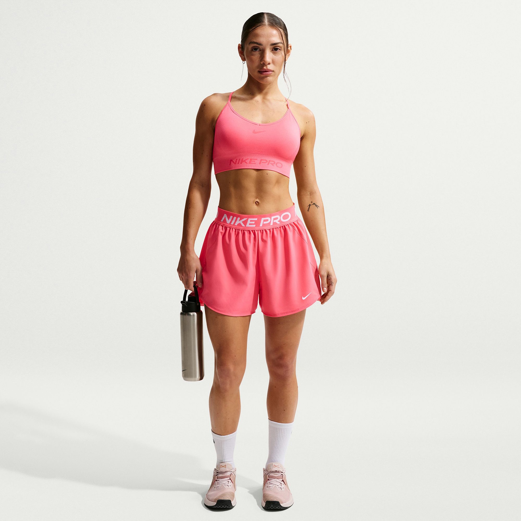 Nike Women's Pro Dri-FIT Mid-Rise Brief-Lined 3