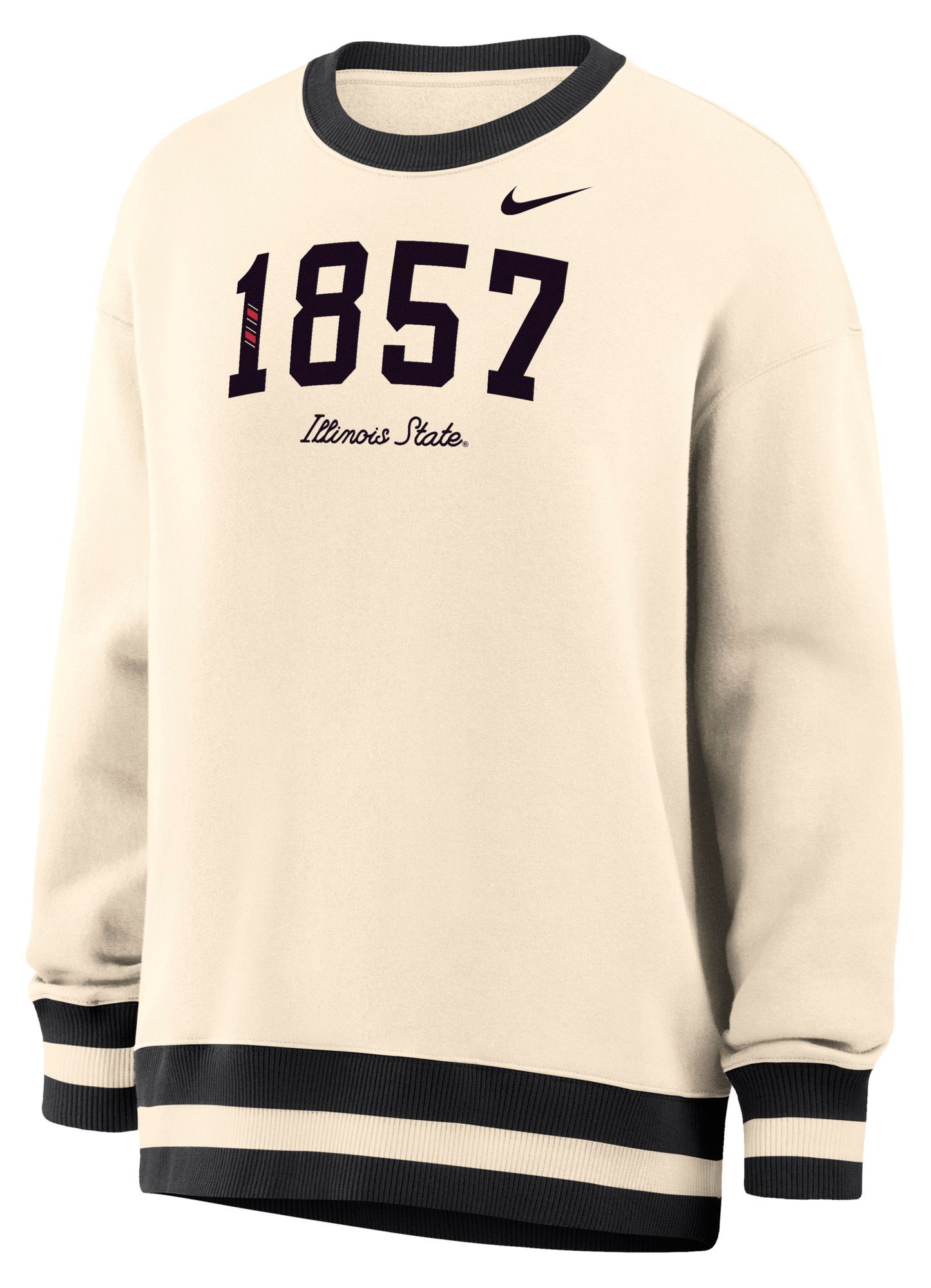 Nike Women's Illinois State Redbirds White Phoenix Crewneck