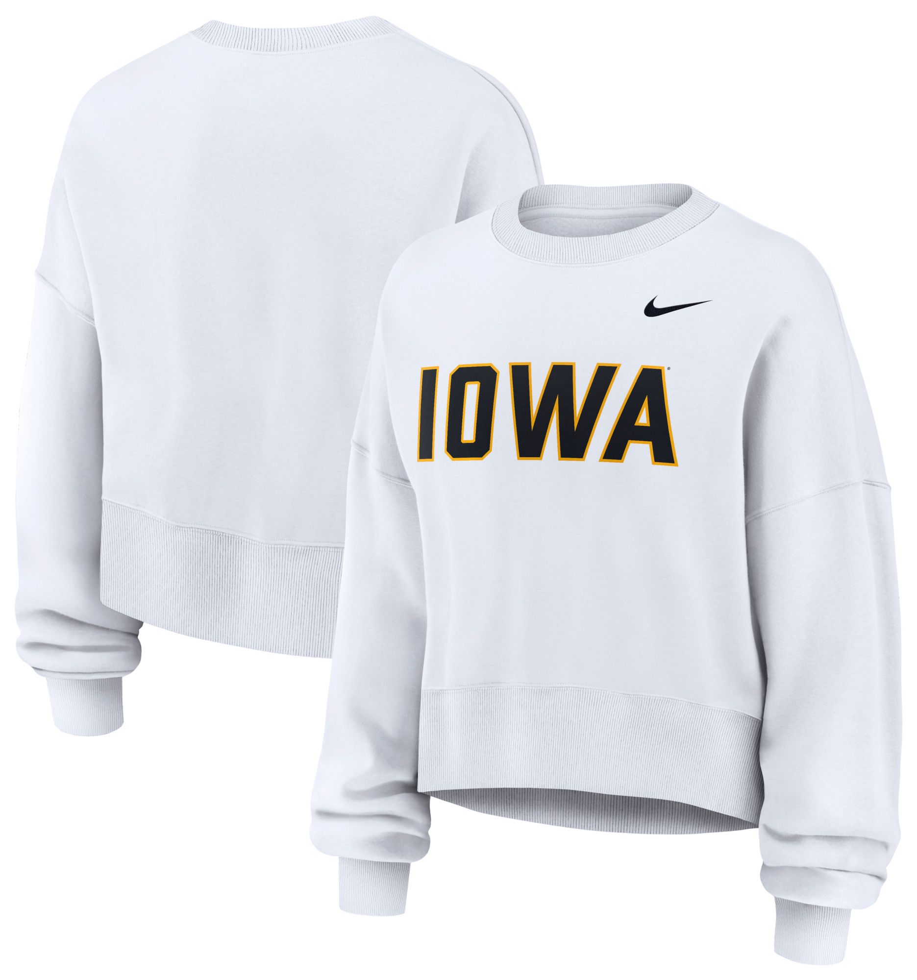 Nike Women's Iowa Hawkeyes Phoenix Crewneck Sweatshirt | Dick's