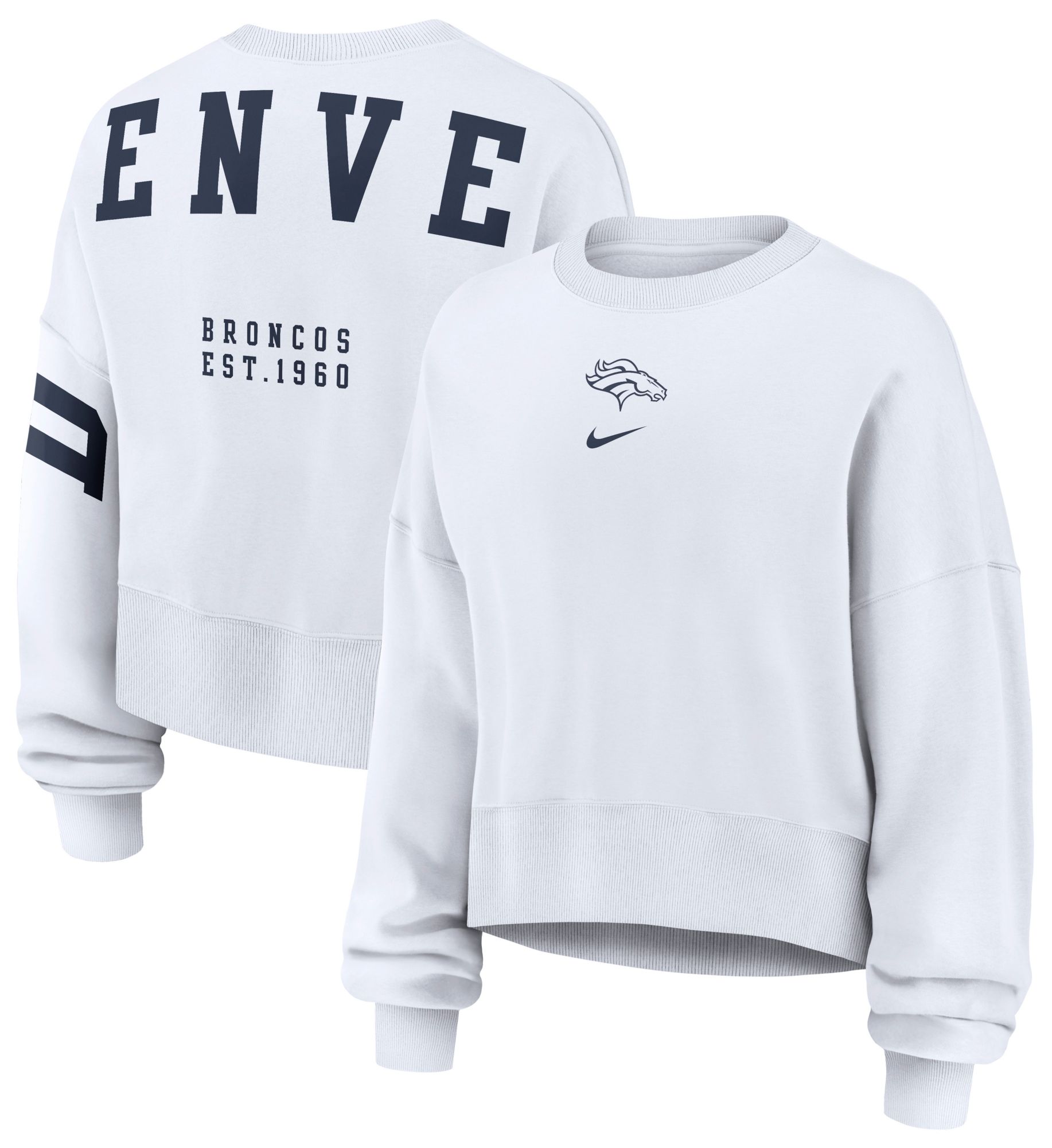 Nike Women's Denver Broncos Phoenix Crewneck Sweatshirt | Dick's