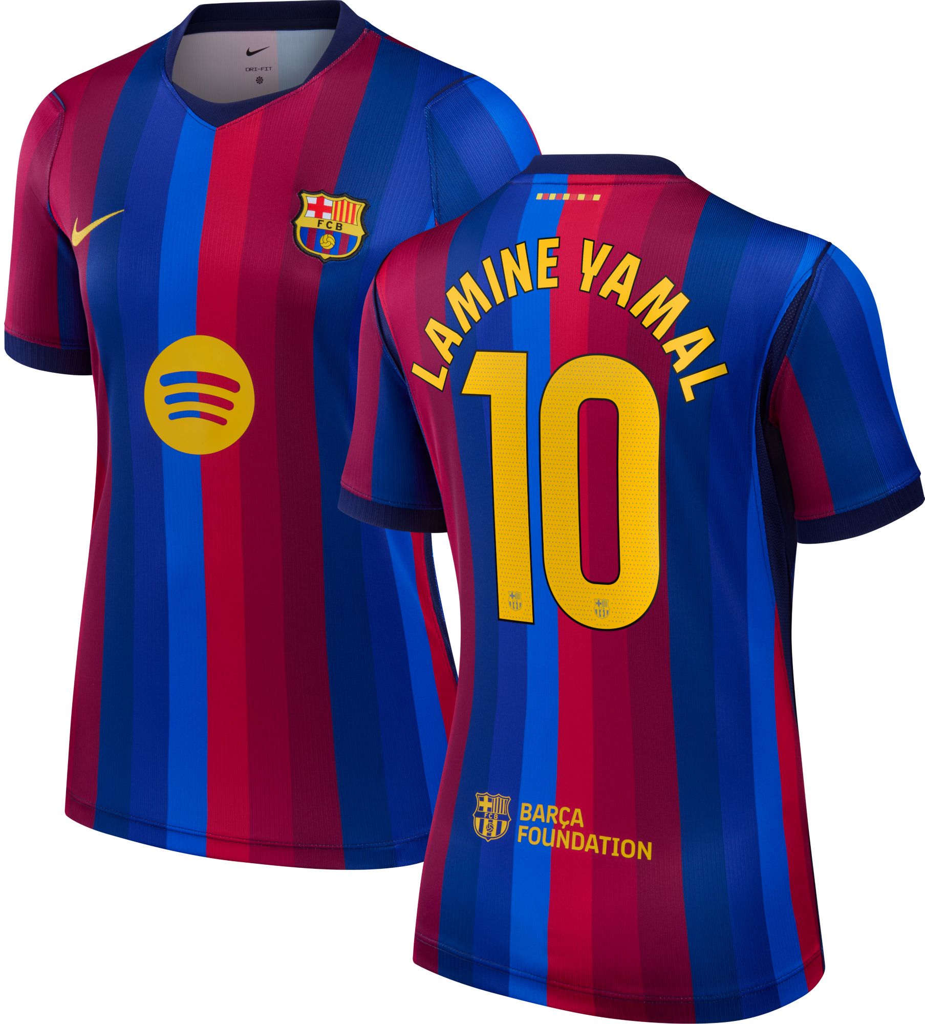 Nike Women's FC Barcelona Lamine Yamal 2026 Home Replica Jersey