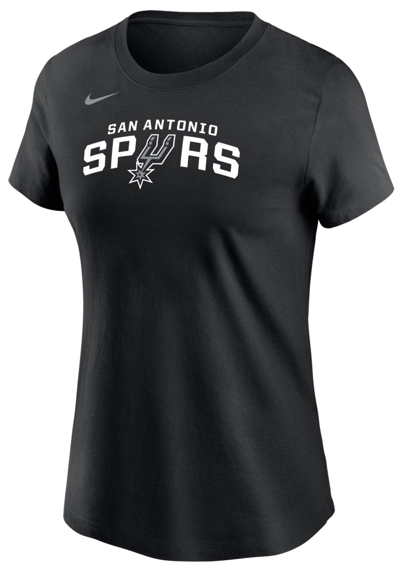 Nike Women's San Antonio Spurs Black Wordmark T-Shirt | Dick's