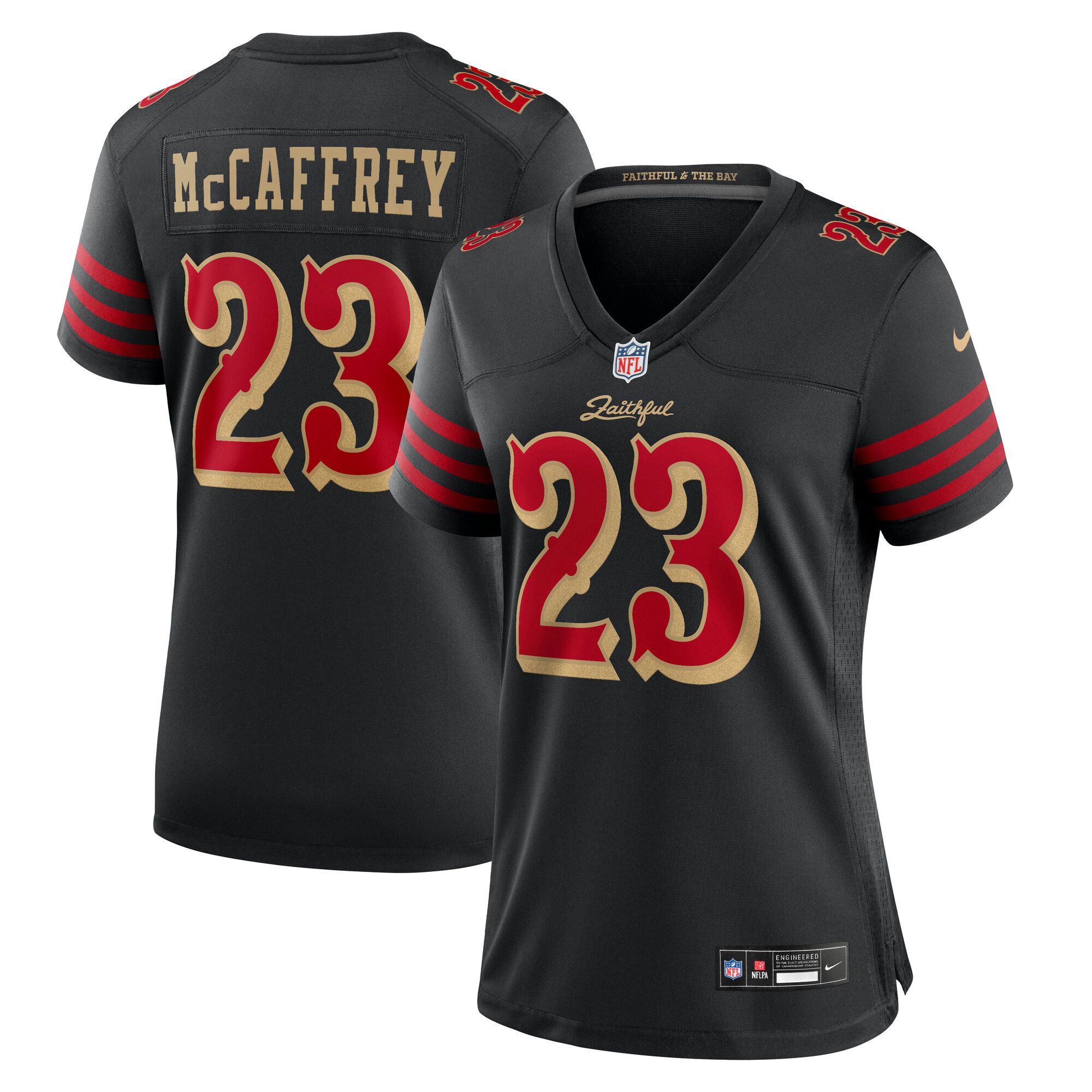 Nike Women's San Francisco 49ers Christian McCaffrey #23 Black