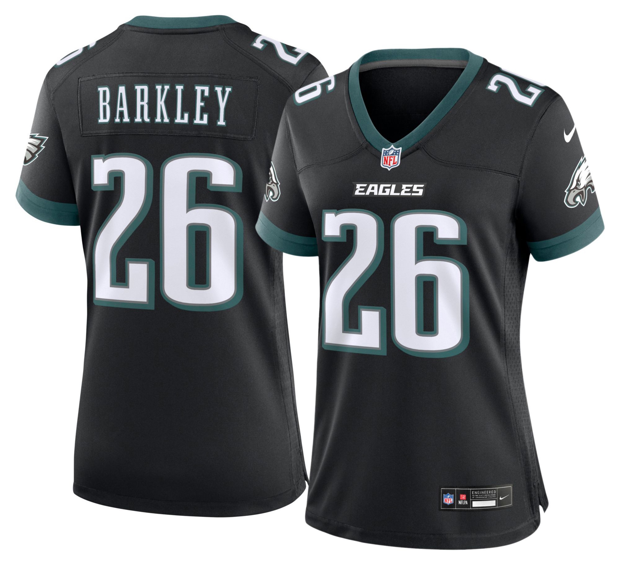 Nike Women's Philadelphia Eagles Saquon Barkley #26 Black