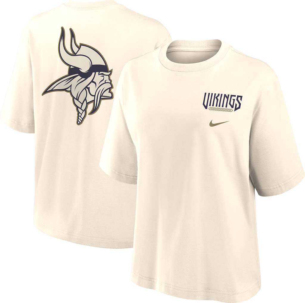 Nike Women's Minnesota Vikings NFL Rivalries Velocity Boxy T-Shirt