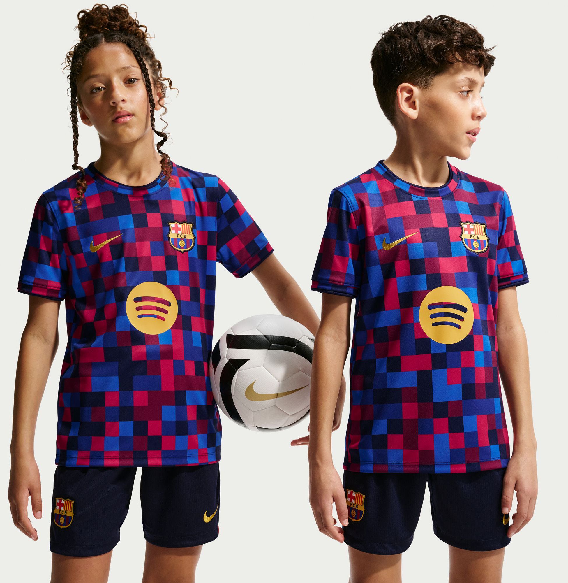 Nike Youth FC Barcelona 2026 Home Prematch Replica Jersey | Dick's