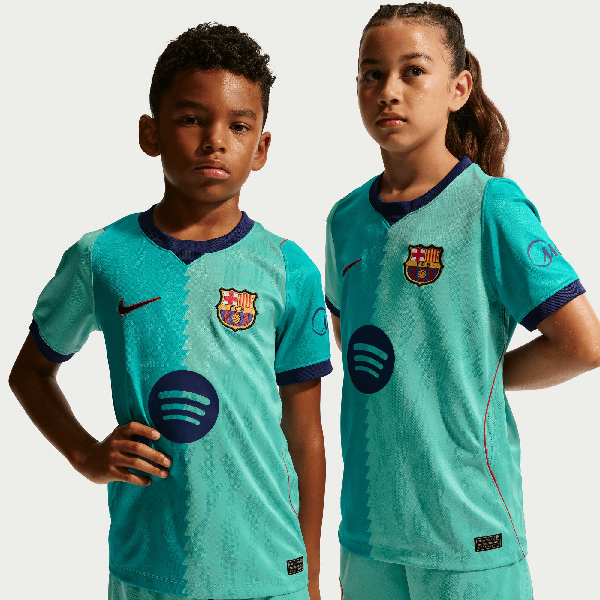 Nike Youth FC Barcelona Teal 2026 Third Replica Jersey | Dick's