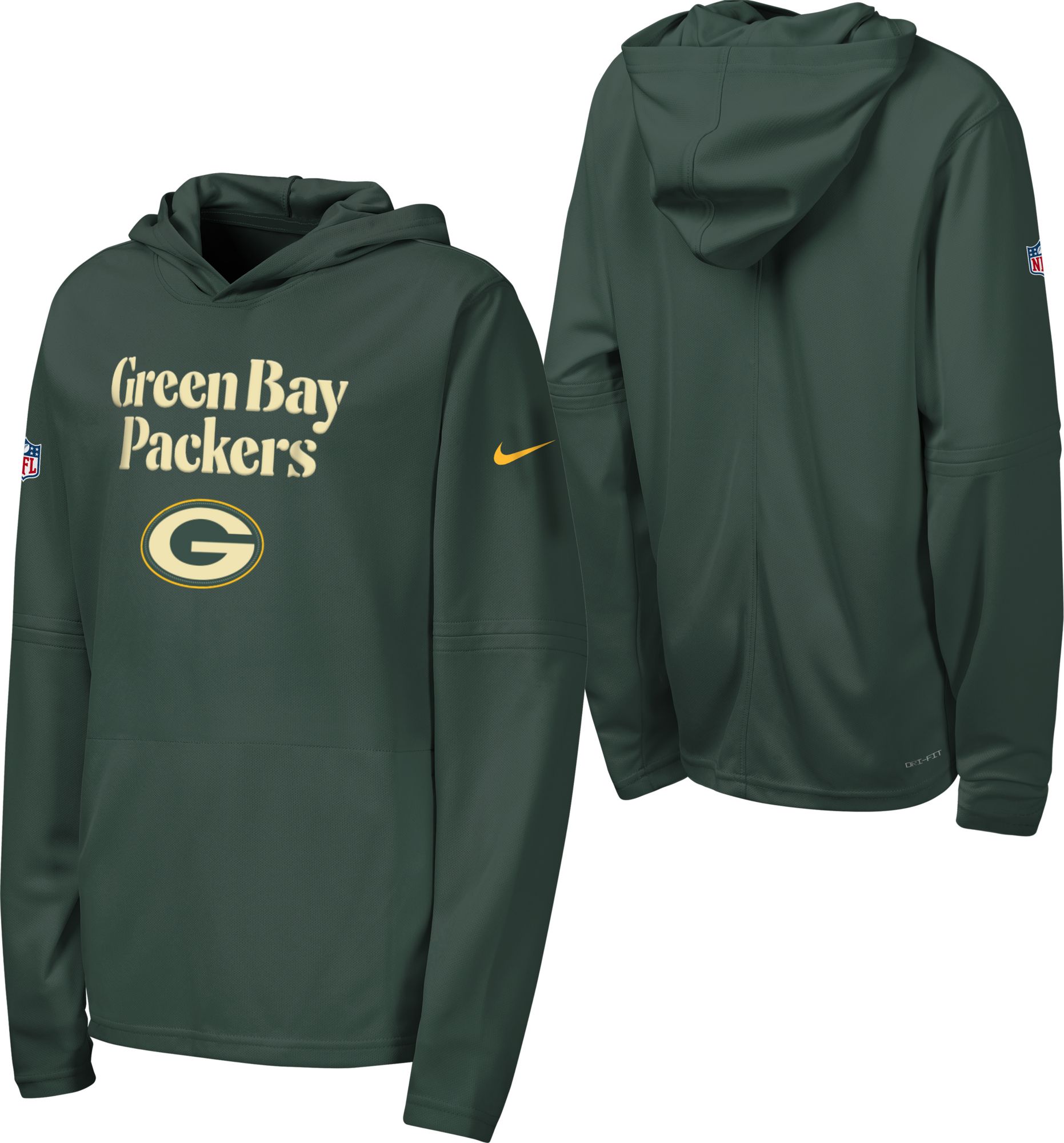 Nike Youth Green Bay Packers NFL Rivalries Dri-FIT Long Sleeve