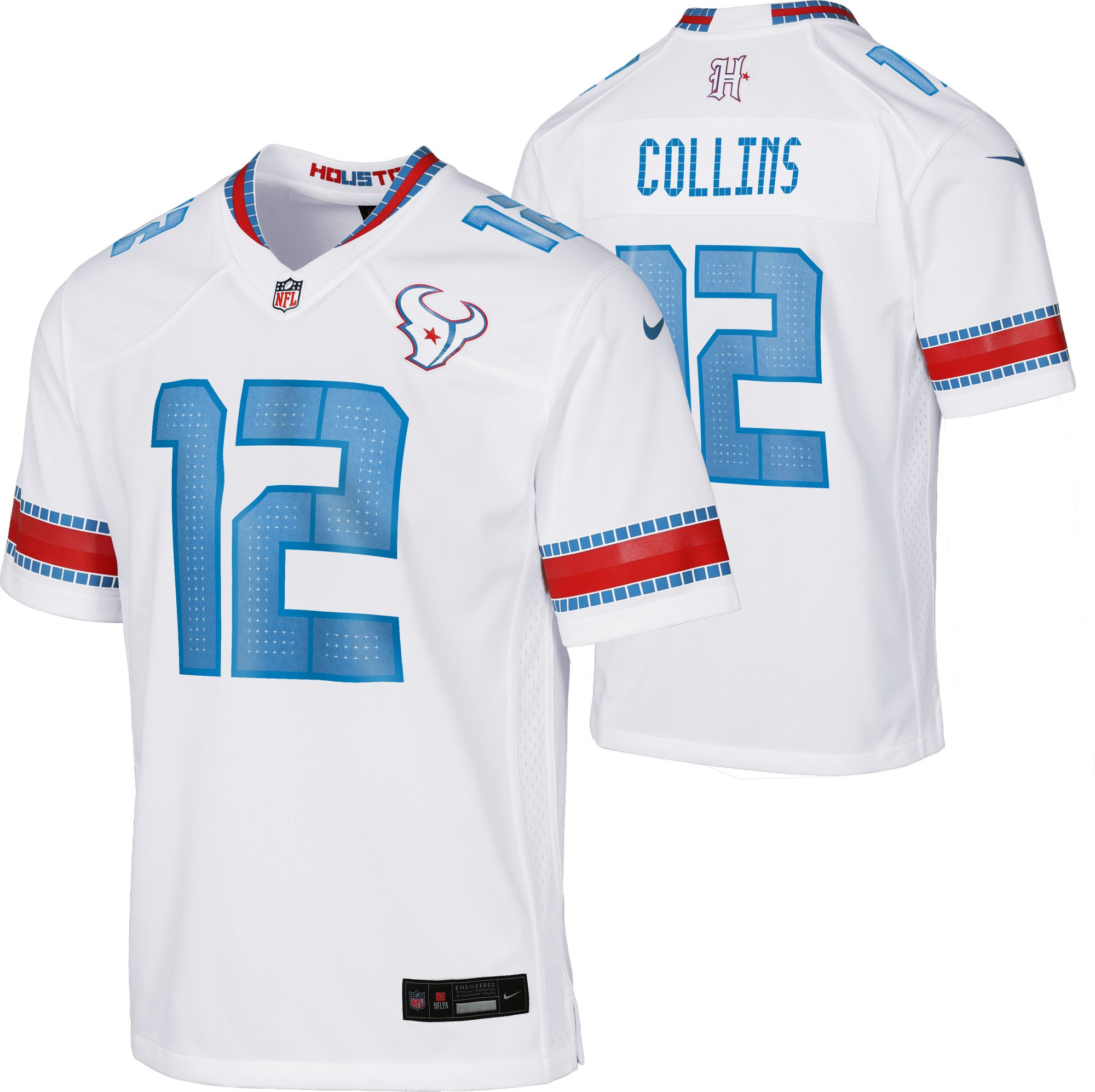 入手困難！NBA 31チーム　ジャージ　ユニフォーム　XL 豪華ワッペン付き Nike Youth Houston Texans Nico Collins NFL Rivalries Game Jersey