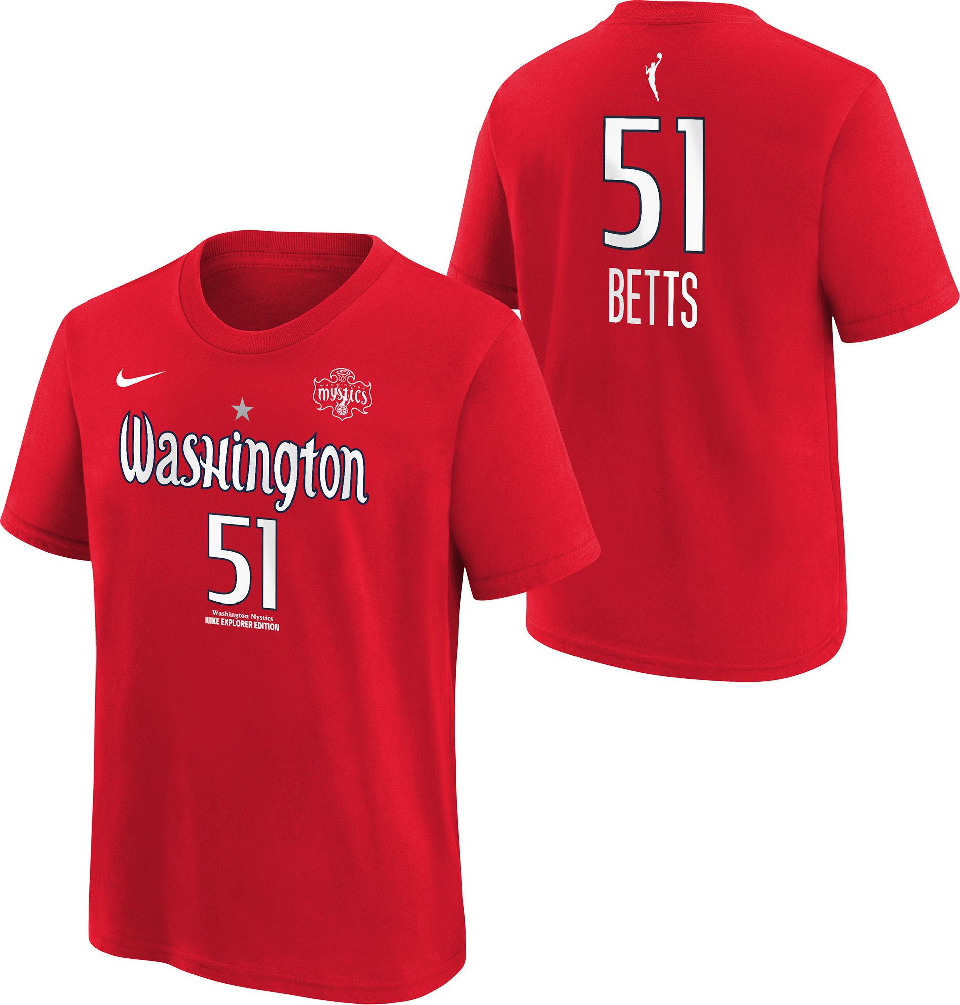 NIKE WNBA Washington Mystics Tシャツ Washington Mystics Men's Nike