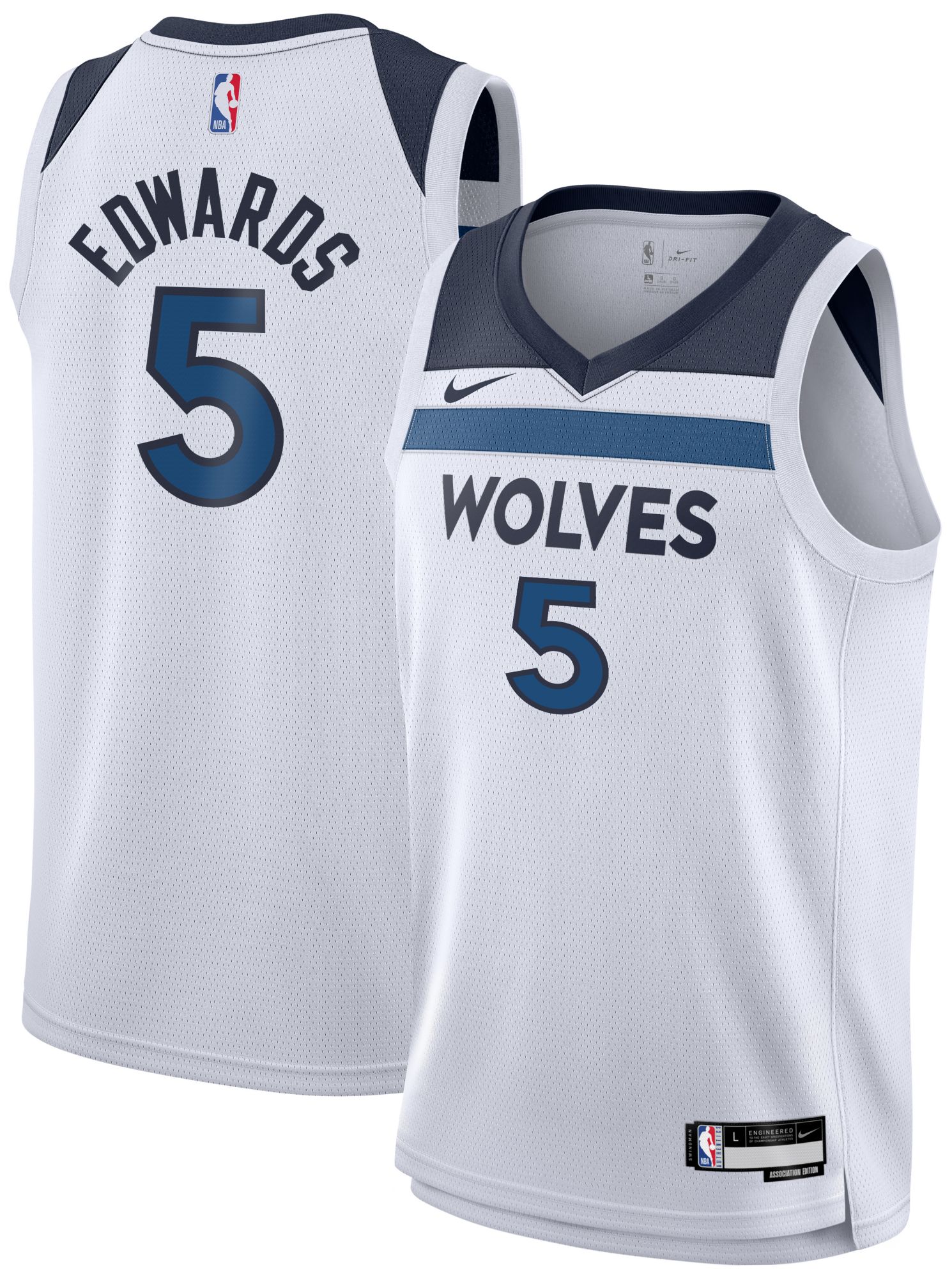 ナイキ Nike NBA ジャージー Edwards ティンバーウルブズ Nike Youth Minnesota Timberwolves Youth Anthony Edwards