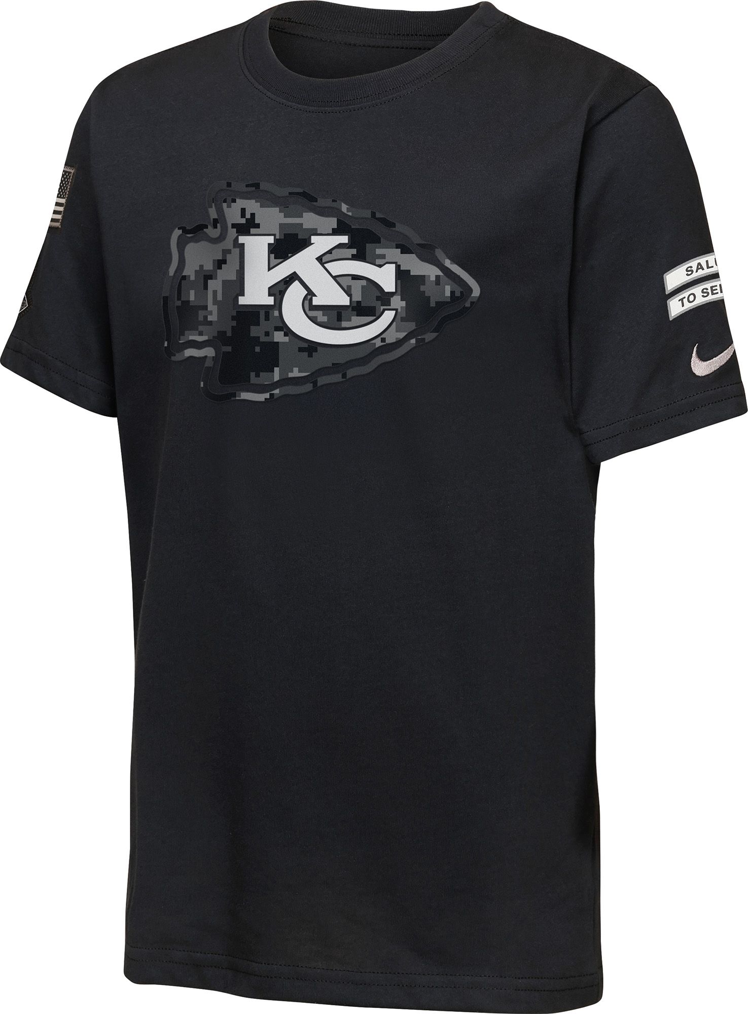 Nike Youth Kansas City Chiefs Salute To Service 2026 Slub T-Shirt