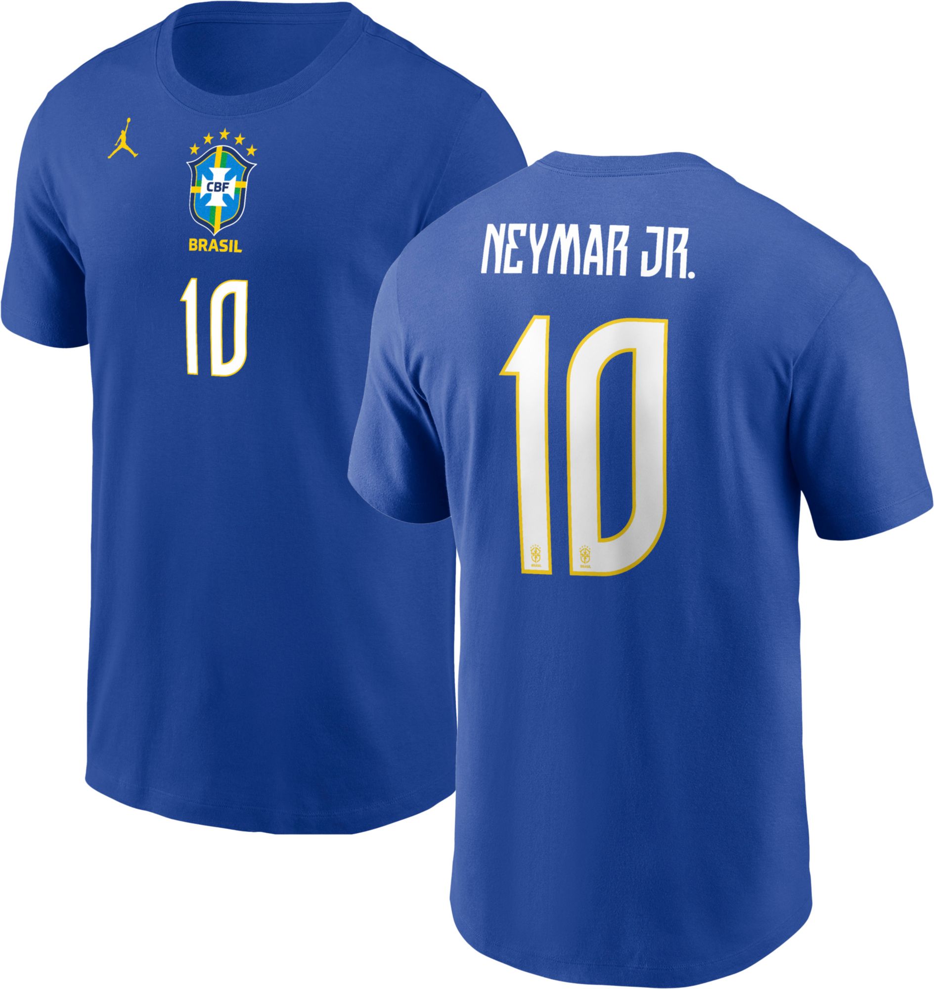 Neymar Jr 10 シャツ キッズM Jordan Youth Brazil Neymar Jr. #10 Away T-Shirt | Dick's Sporting