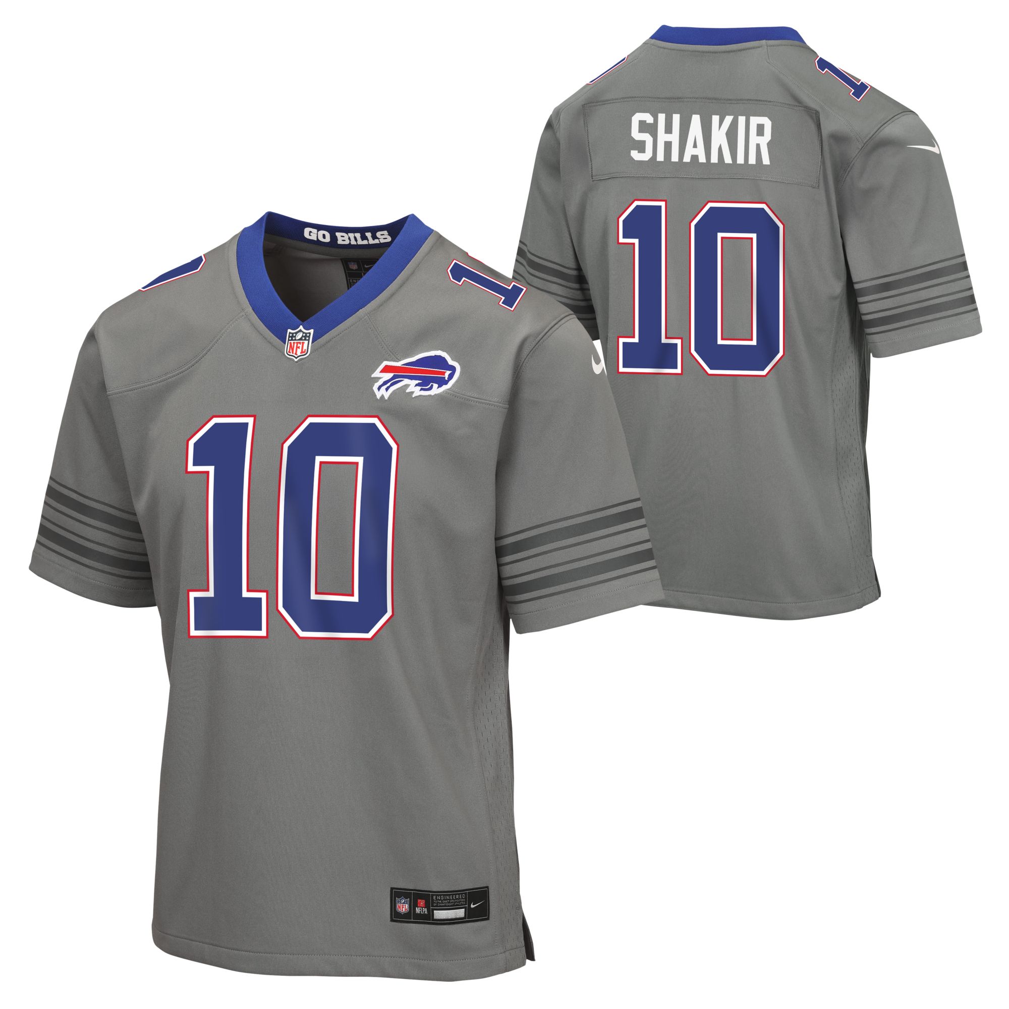 Nike Youth Buffalo Bills Khalil Shakir #10 Nickel City Alternate