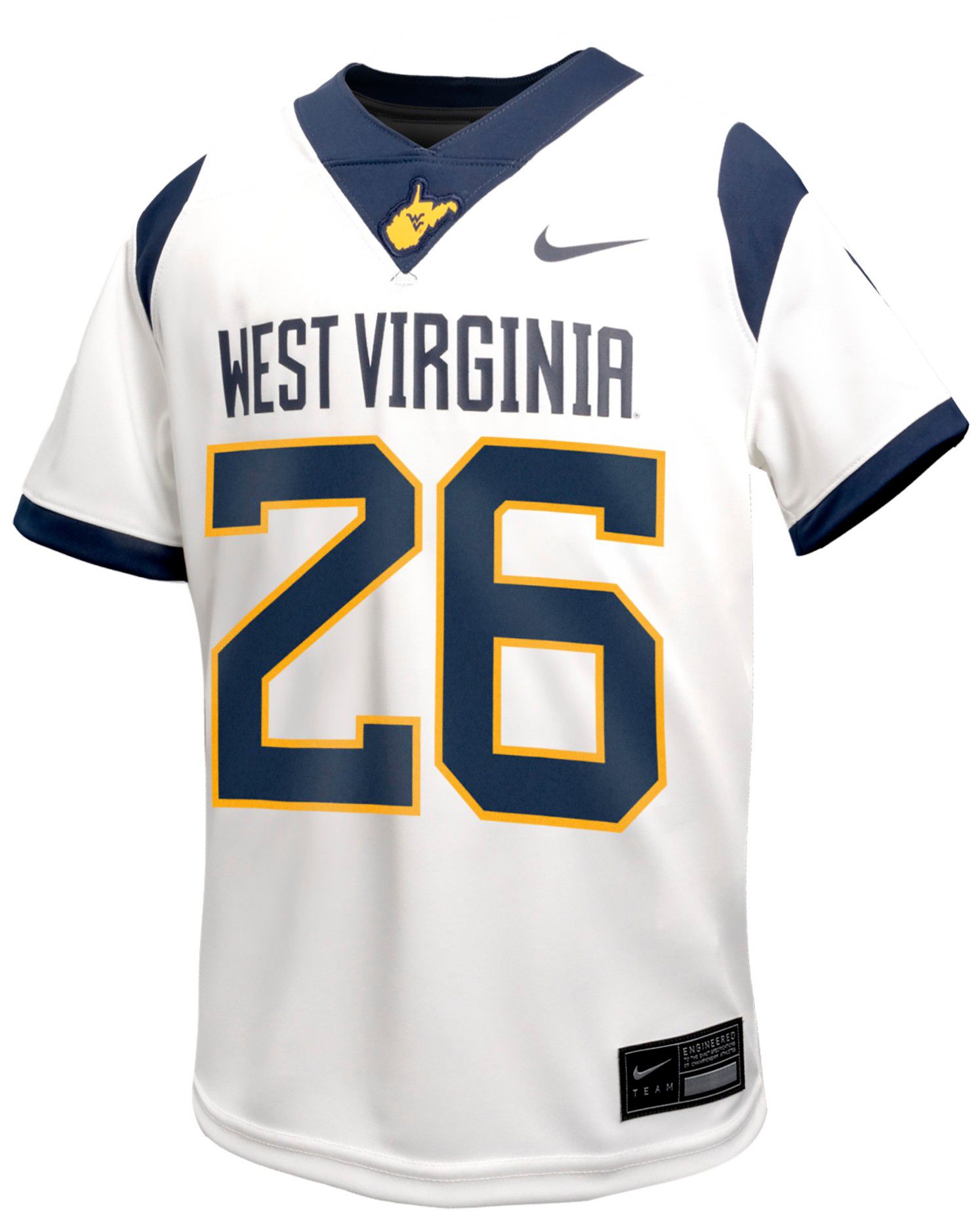Nike Youth West Virginia Mountaineers White Home Football Jersey