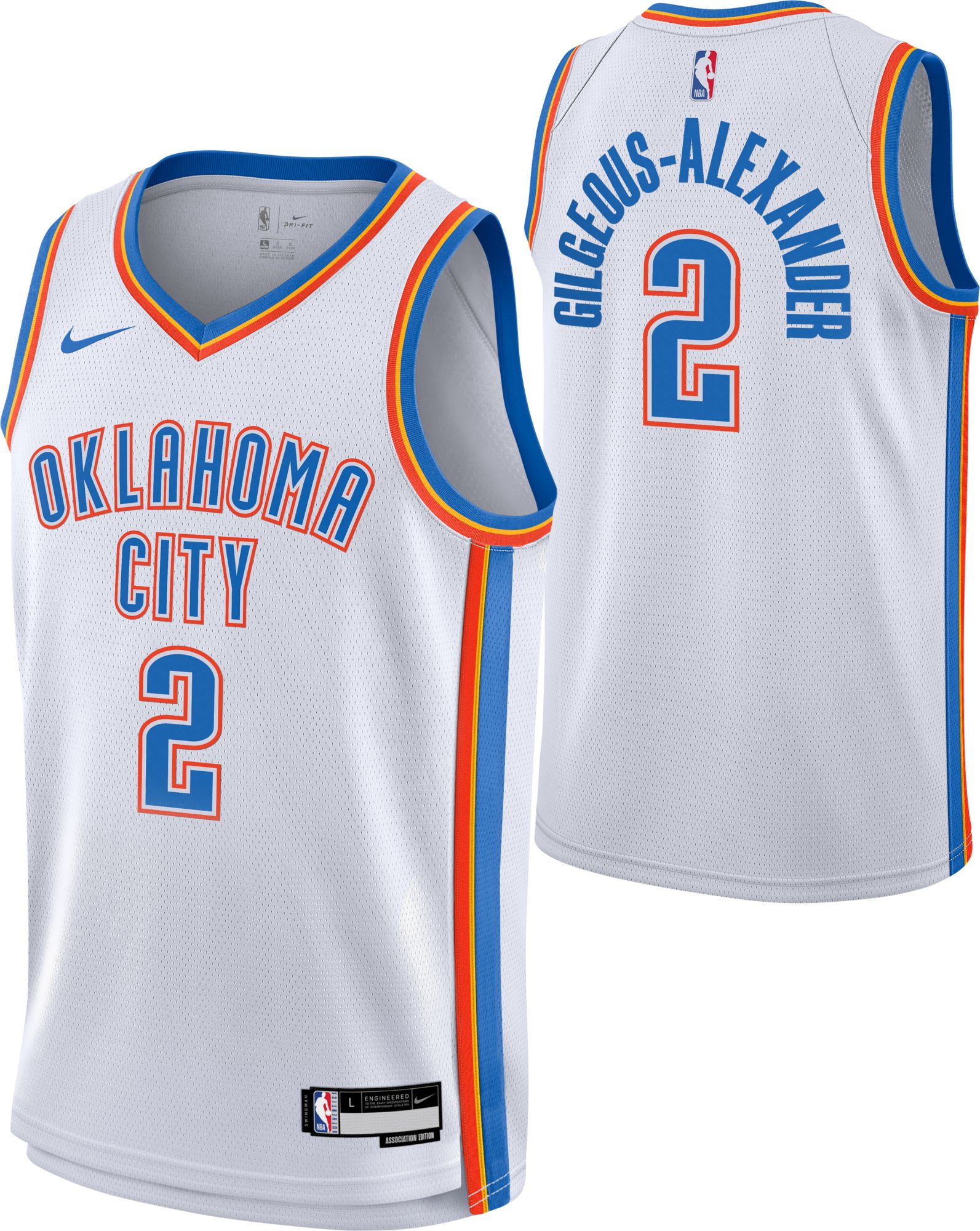 Nike Youth Oklahoma City Thunder Shai Gilgeous-Alexander #2