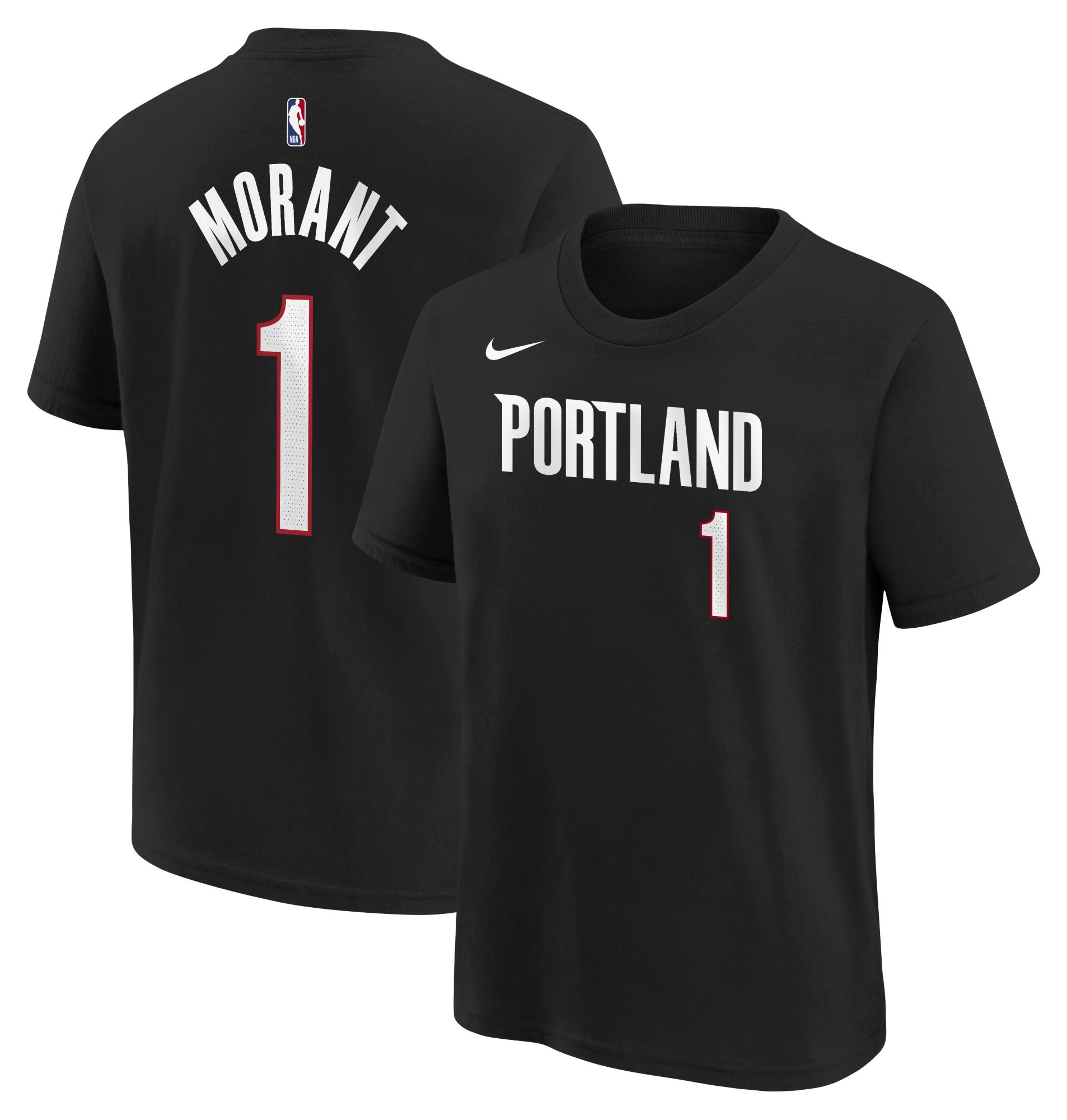 Nike Youth Portland Trail Blazers Black Ja Morant #1 Icon Edition