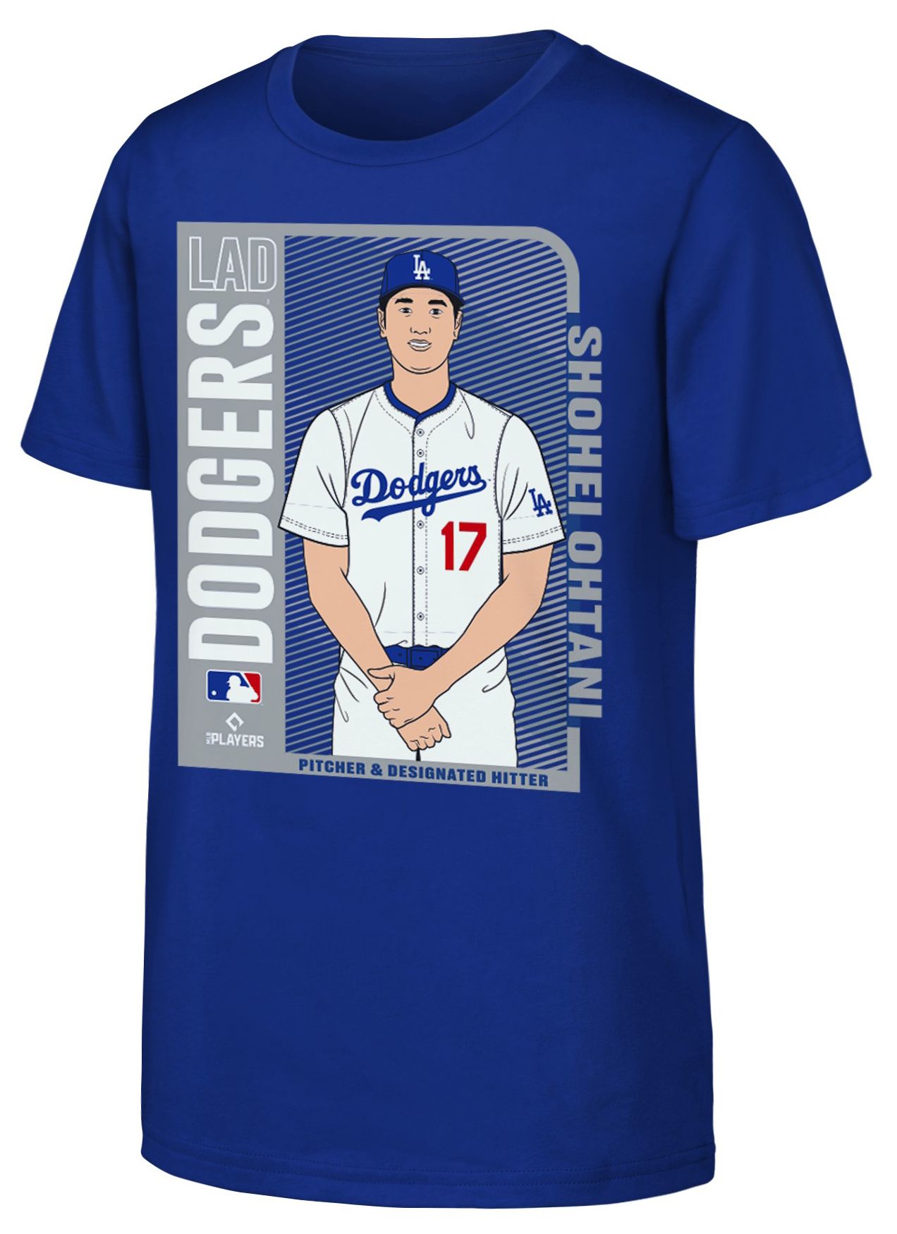 Nike Youth Los Angeles Dodgers Royal Shohei Ohtani #17 Player Card