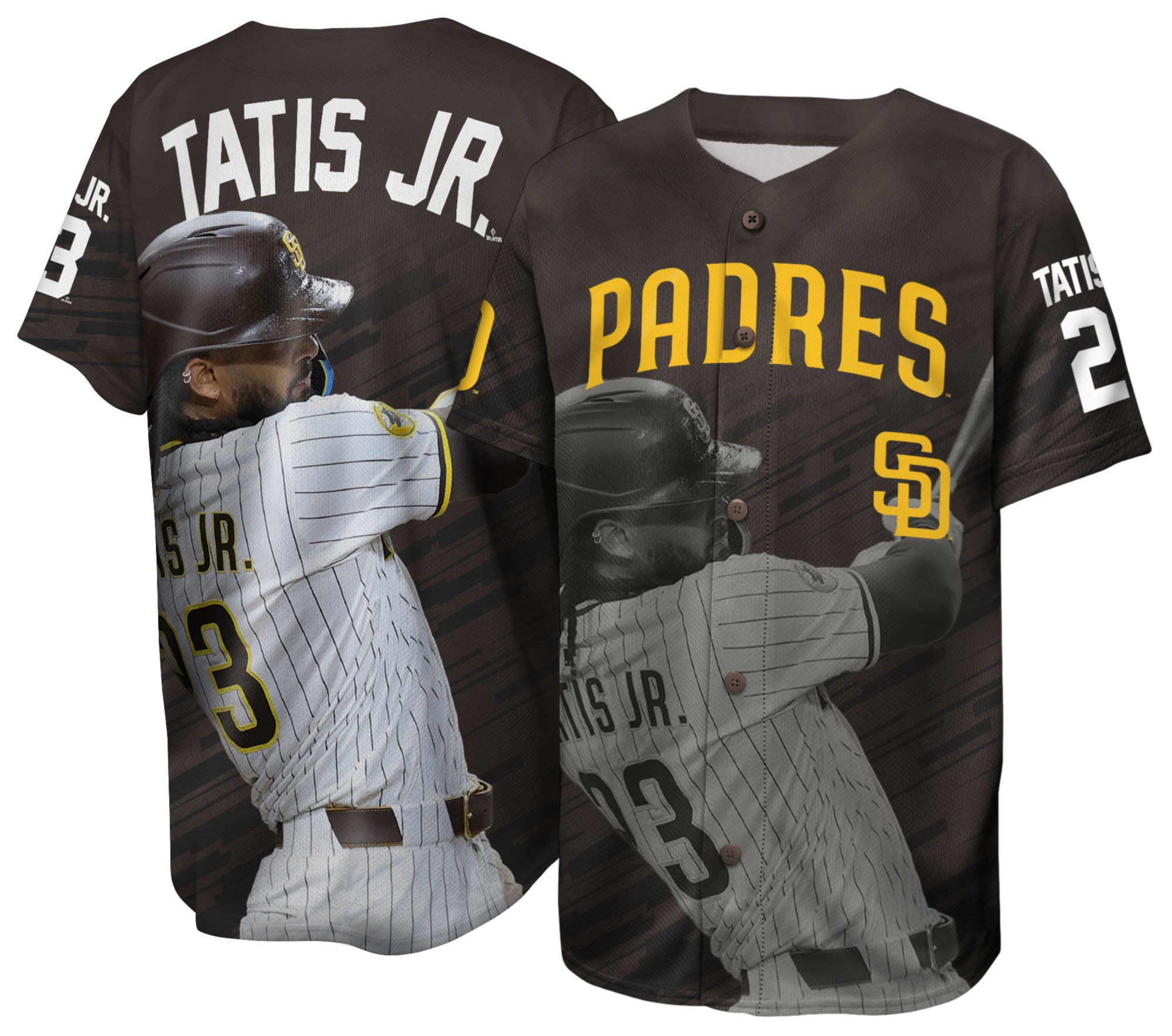 MLB Team Apparel Youth San Diego Padres Fernando Tatis Jr. Satin