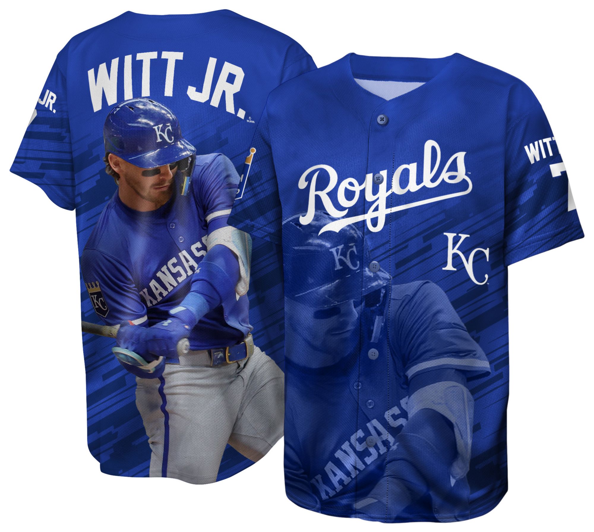 MLB Team Apparel Youth Kansas City Royals Bobby Witt Jr. #7