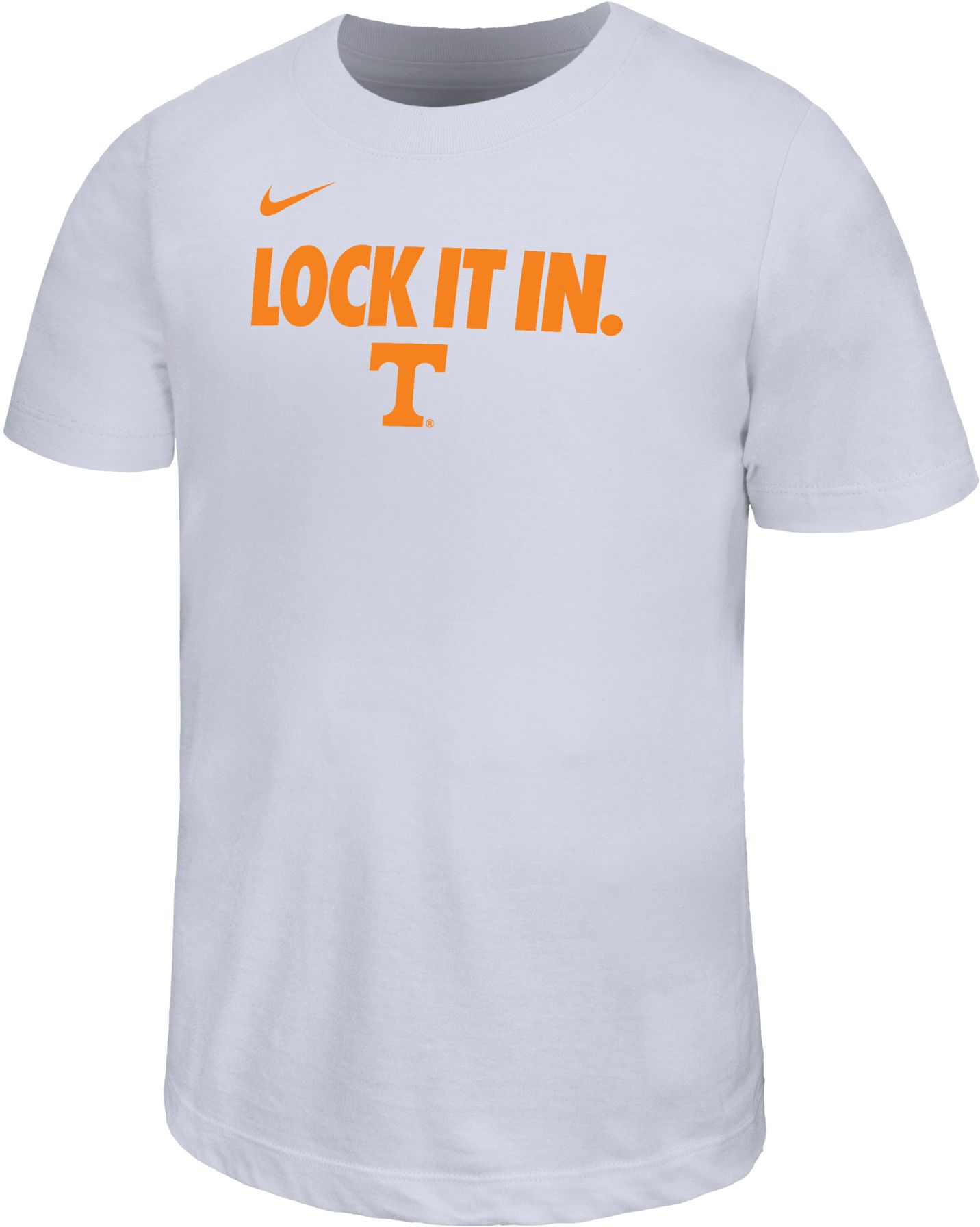 Nike Youth Tennessee Volunteers 'Lock It In' White Bench T-Shirt