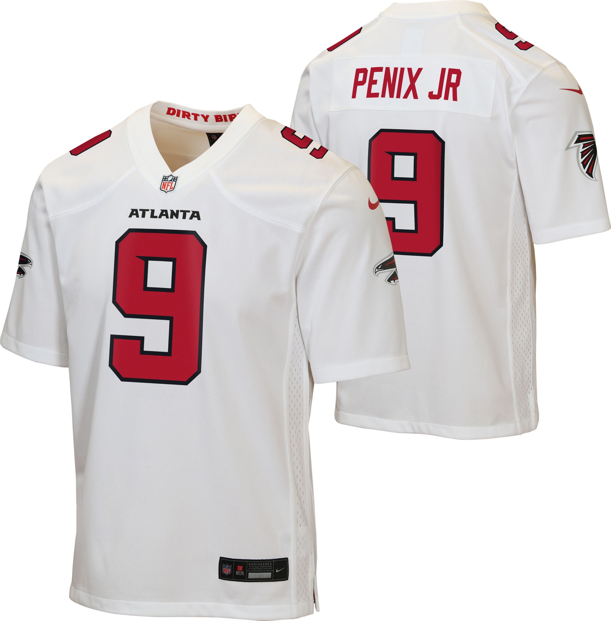 Nike Youth Atlanta Falcons White Michael Penix Jr. #9 Road Game