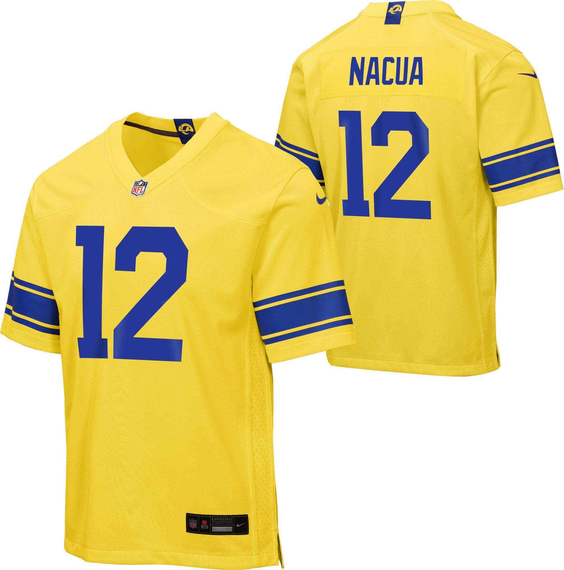 Nike Youth Los Angeles Rams Puka Nacua #12 Classic Sol Alternate