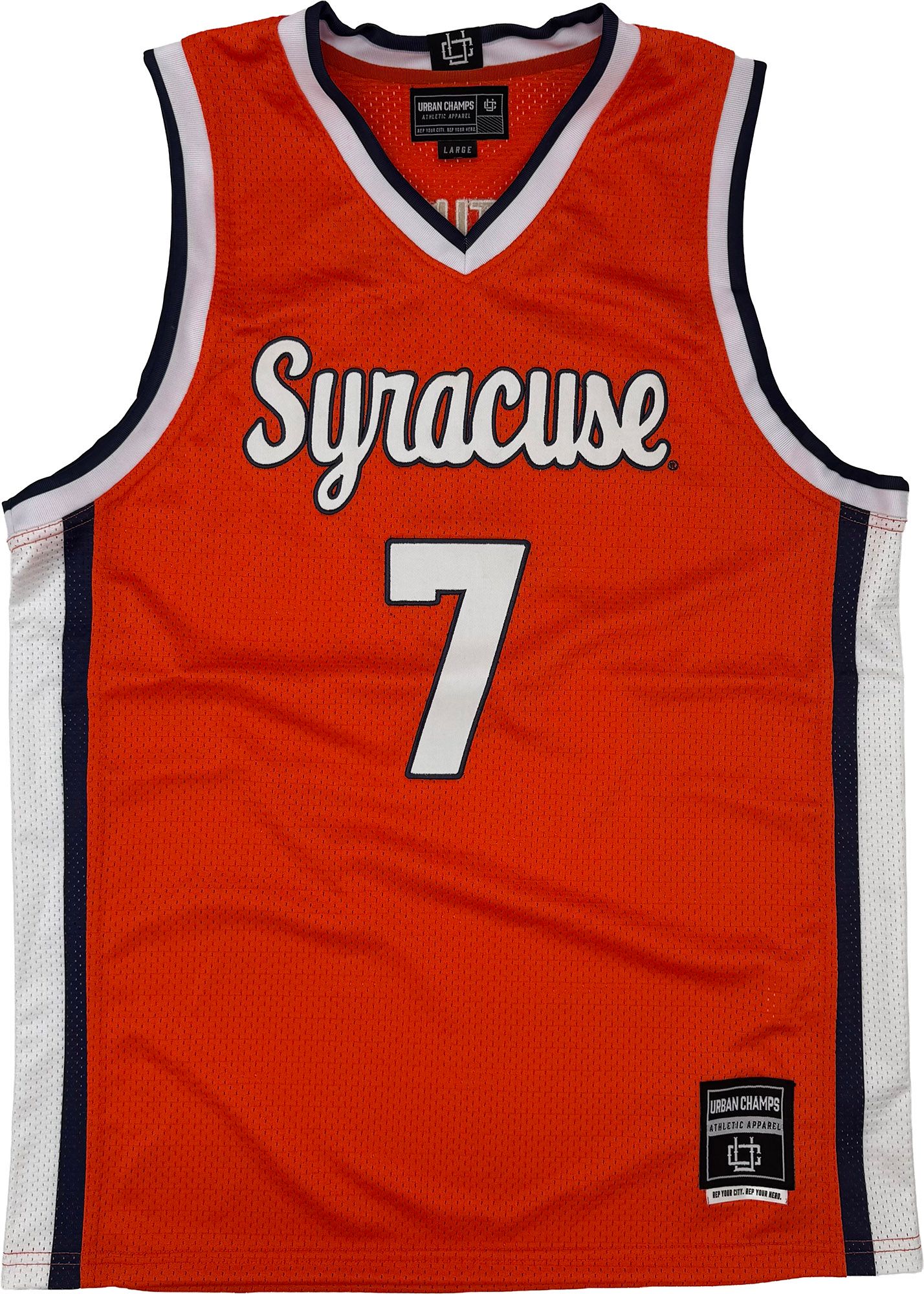 Campus Ink Men's Syracuse Orange Orange Kiyan Anthony #7 Jersey