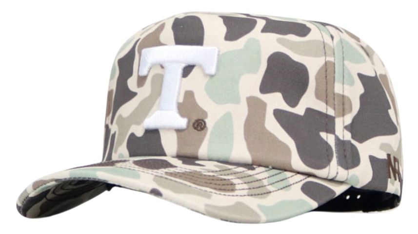 No Rivals Adult Tennessee Volunteers Camo Huntsman Snapback