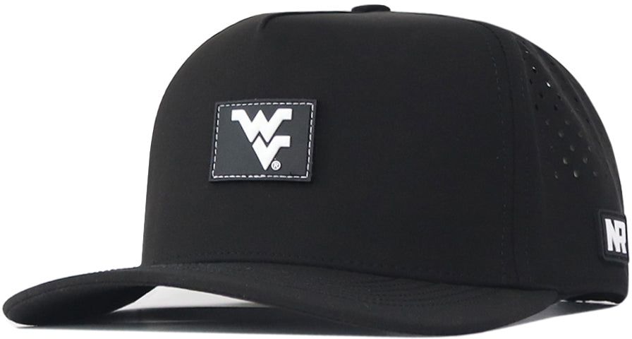 No Rivals Adult West Virginia Mountaineers Black Trainer Snapback