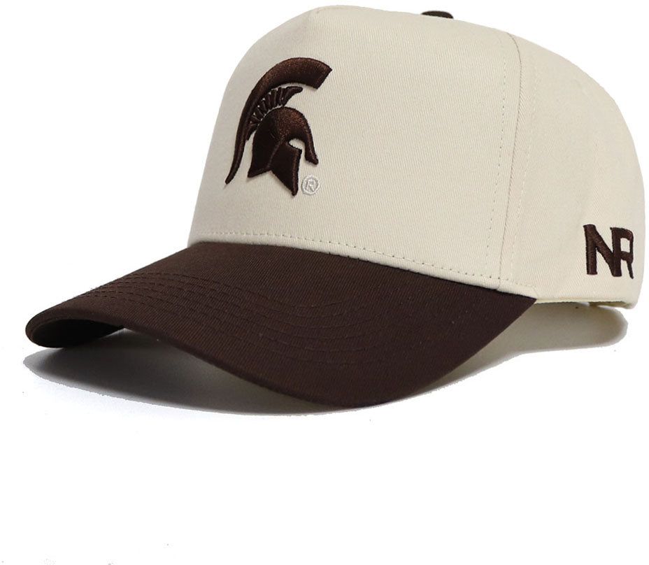 No Rivals Adult Michigan State Spartans Espresso Snapback