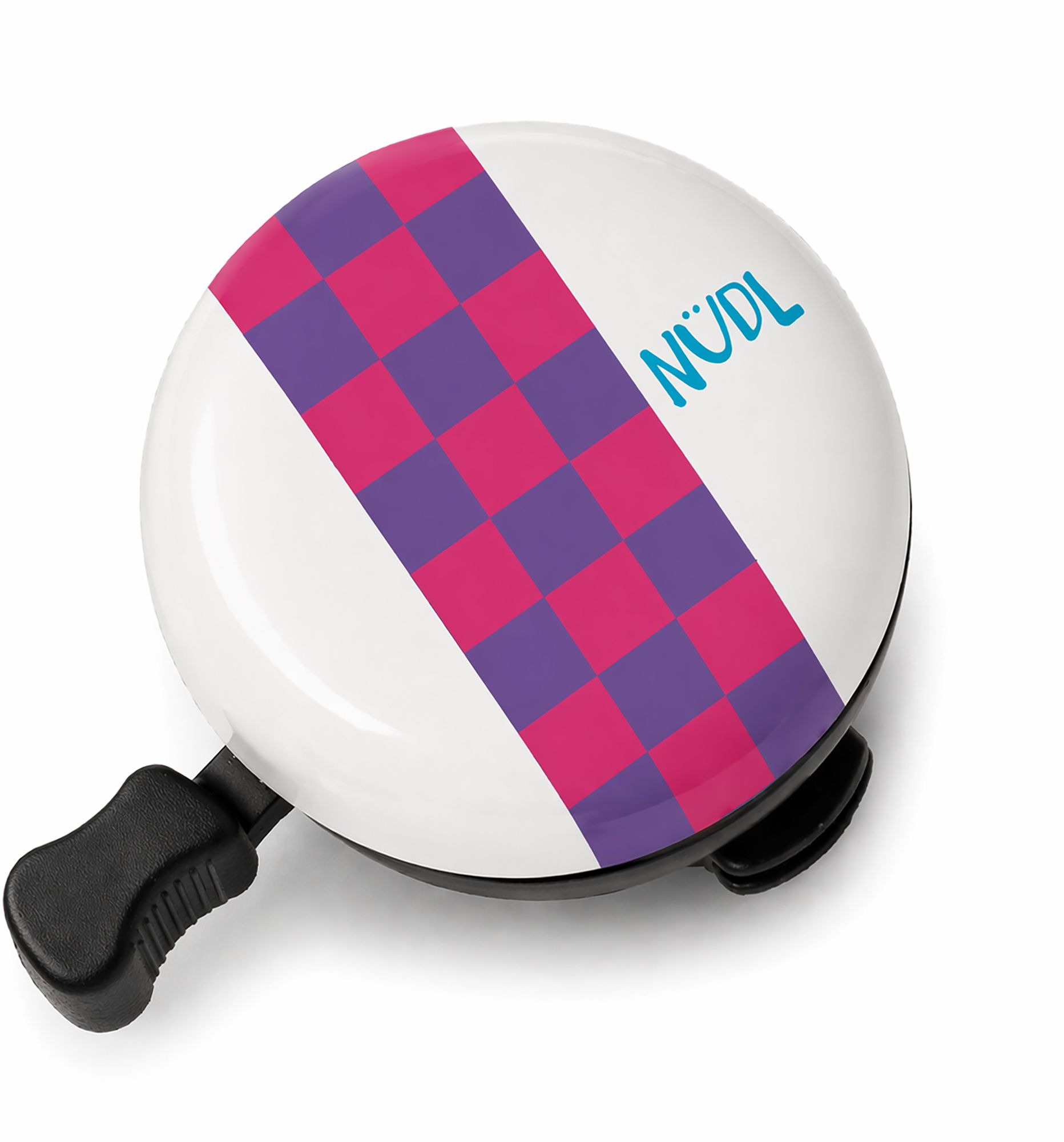 NÜDL Large Pink Check Bike Bell | Dick's Sporting Goods