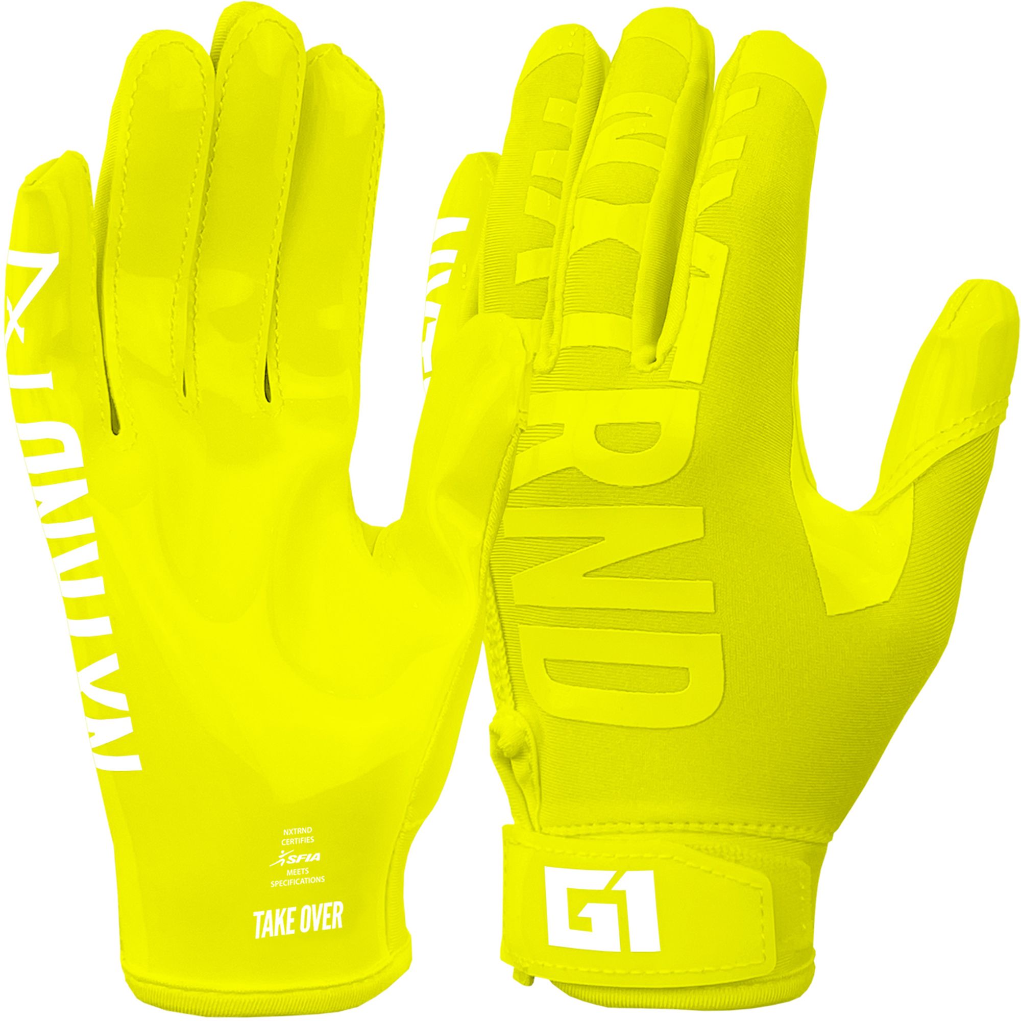 NXTRND Youth G1 Neon Football Gloves | Dick's Sporting Goods