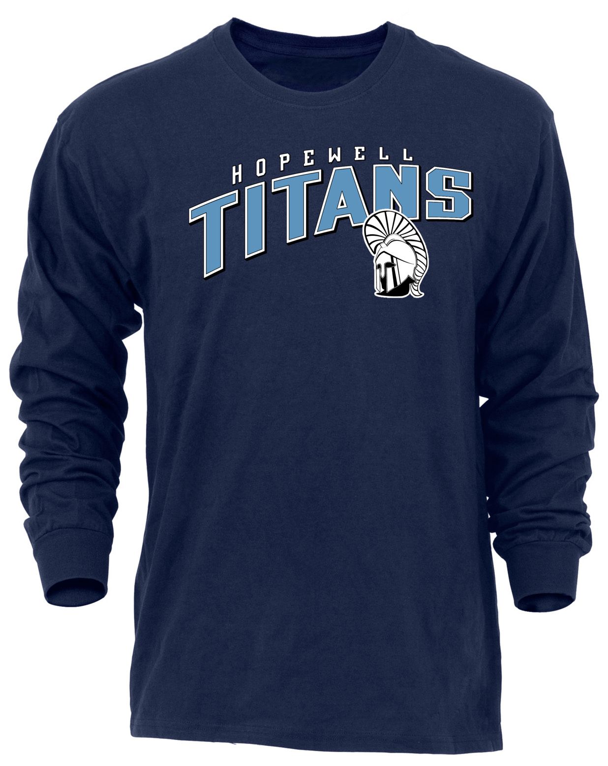 Ohiopyle Prints Adult Hopewell High School Navy Flyball Long